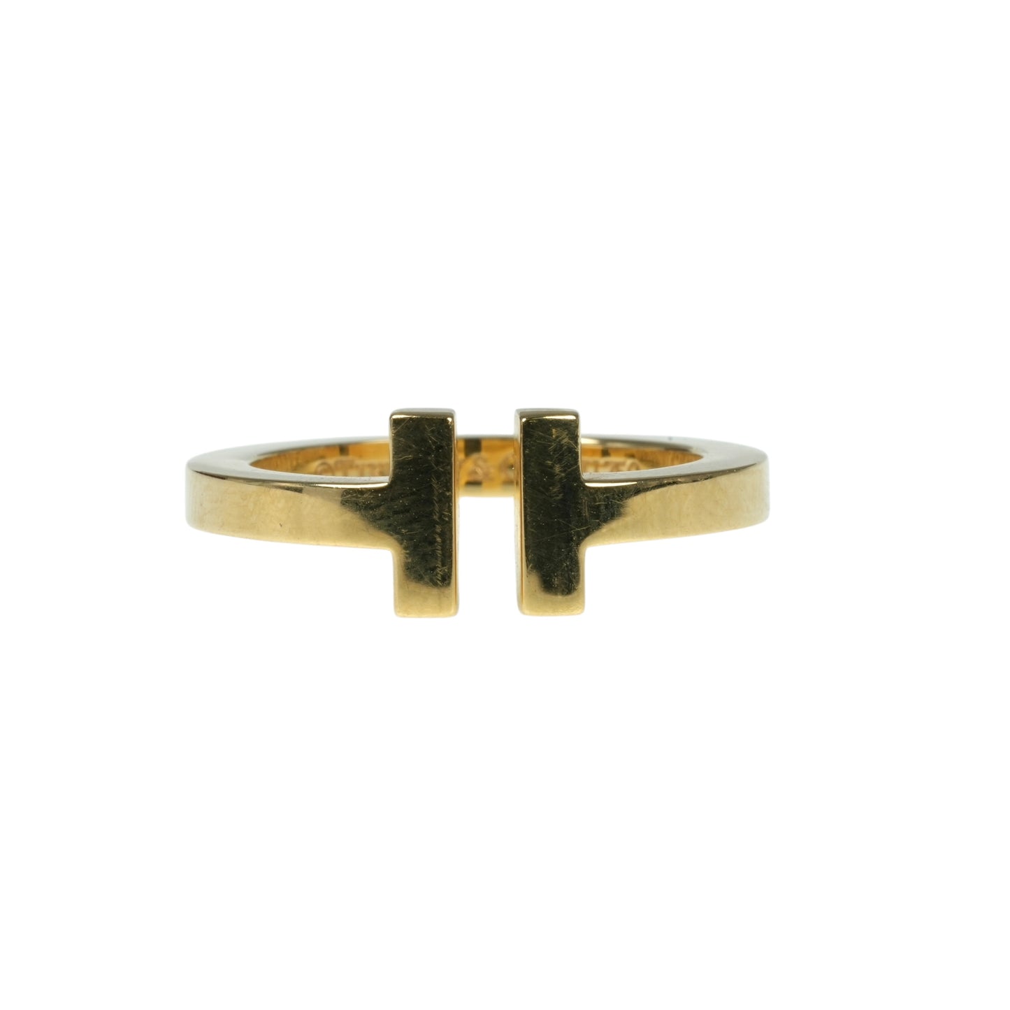 Tiffany & Co T-Square Ring Jewelry - 18KYG