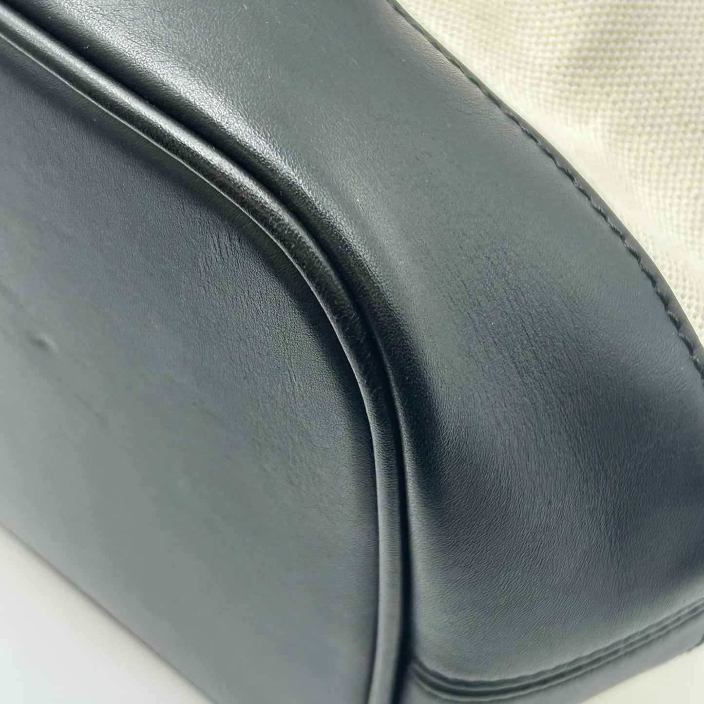 BALENCIAGA Canvas Navy Tote Bag