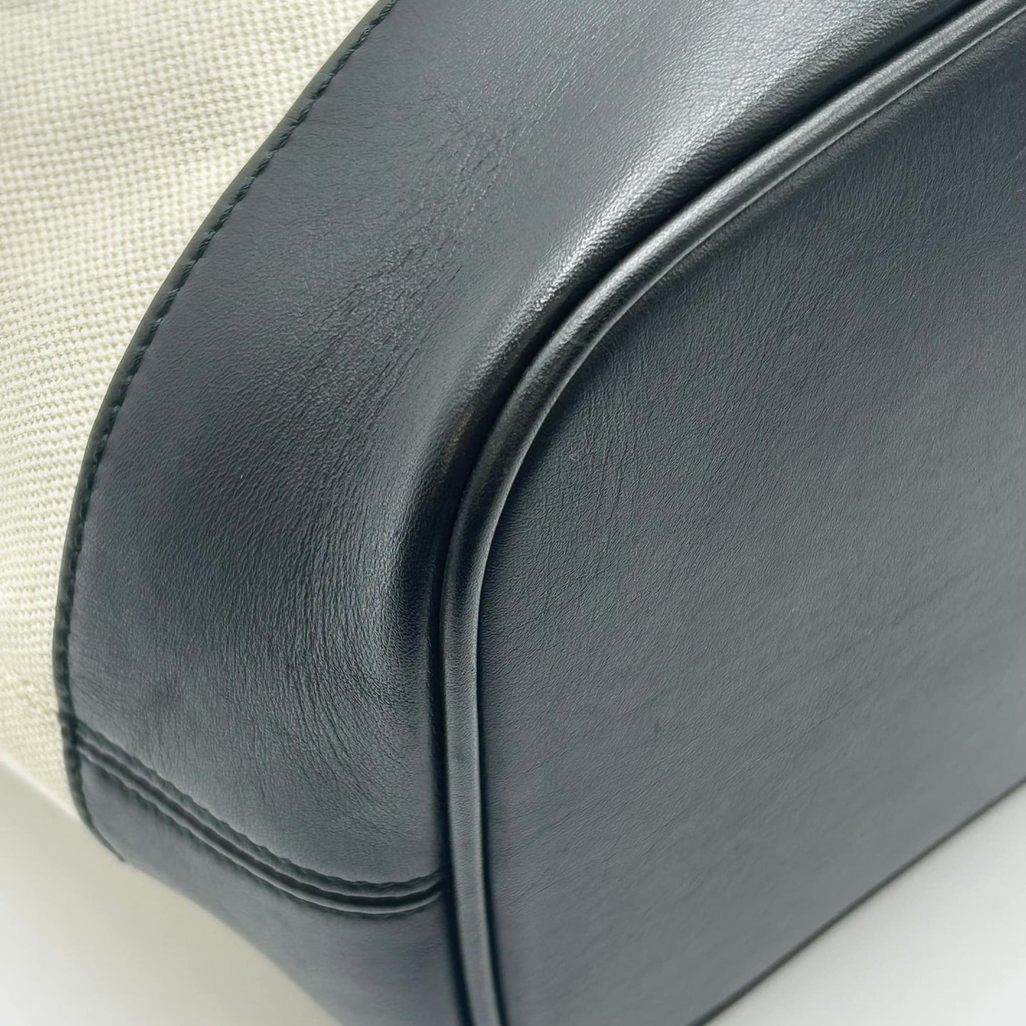 BALENCIAGA Canvas Navy Tote Bag