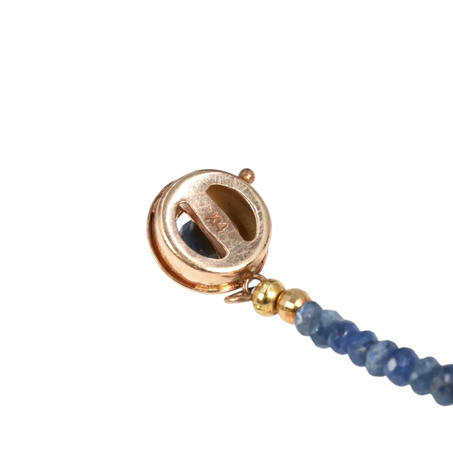 Sapphire Necklace - 14K - Blue