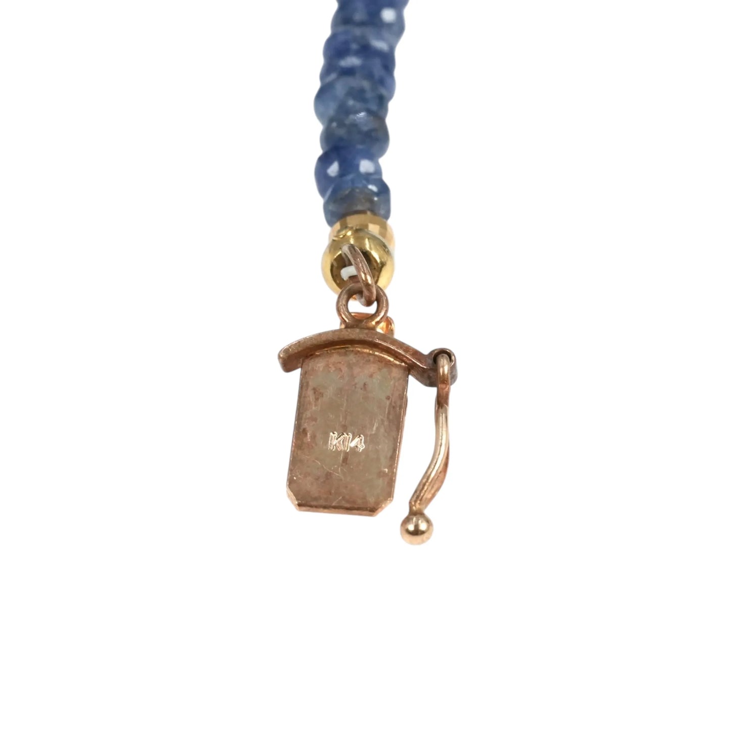 Sapphire Necklace - 14K - Blue
