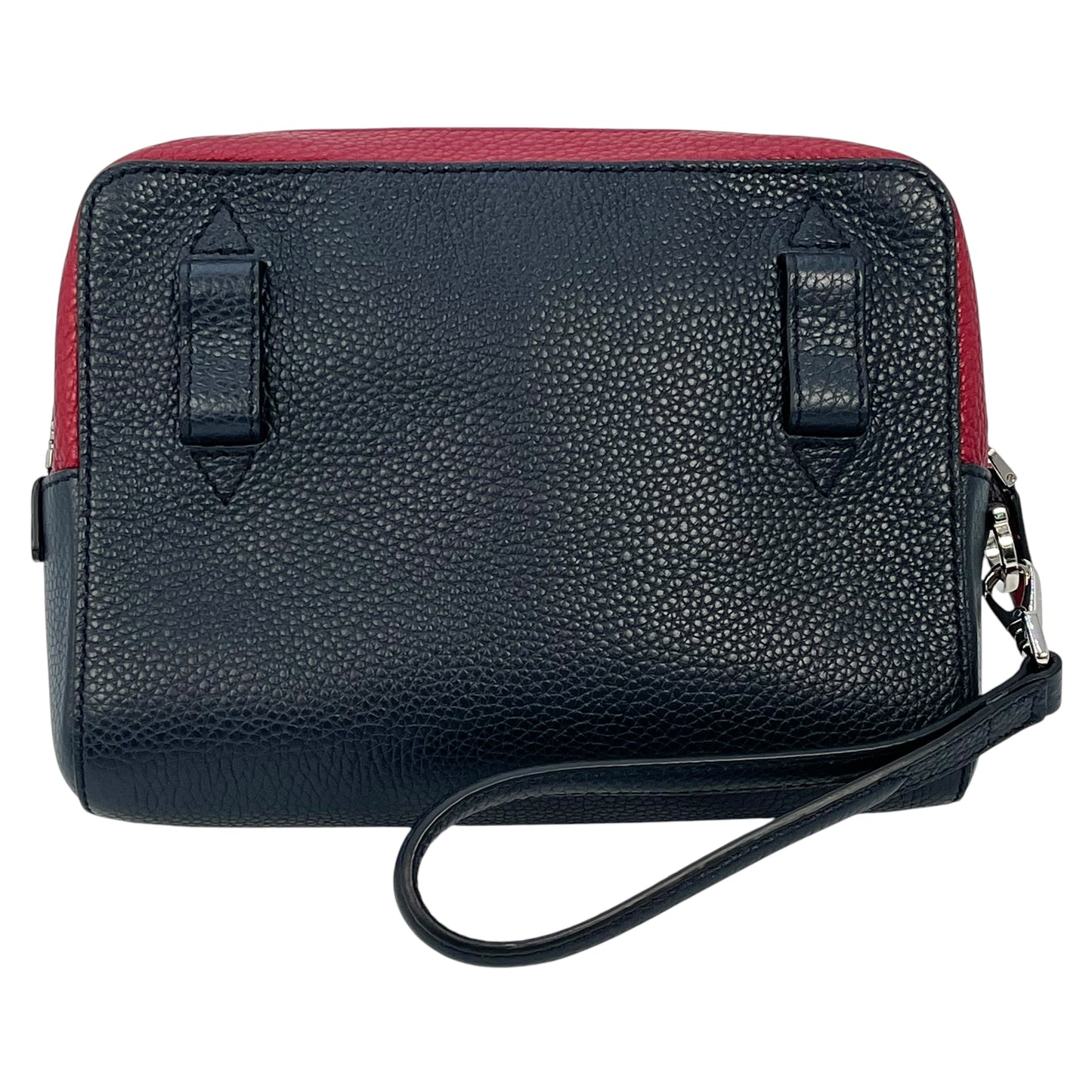 Ferragamo Leather Body Bag Navy Red