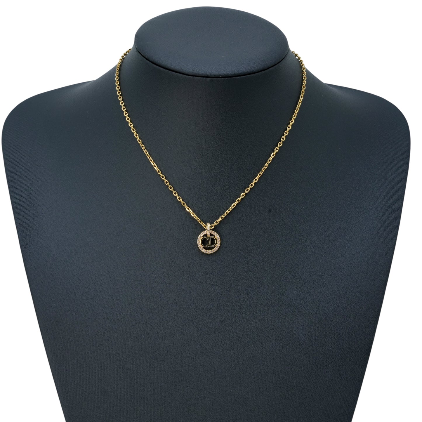 Dior Clair D Lune Necklace Metal Crystal
