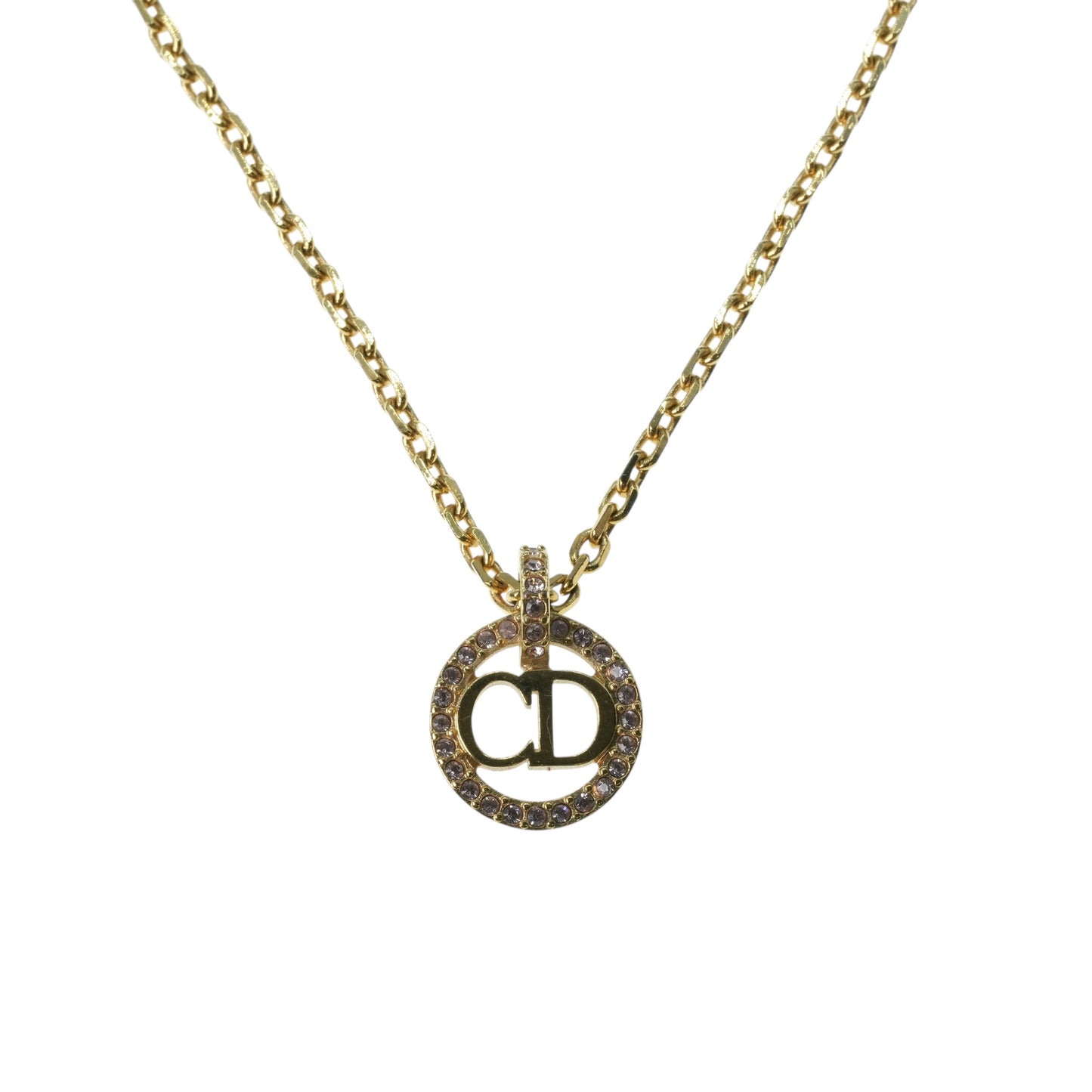 Dior Clair D Lune Necklace Metal Crystal