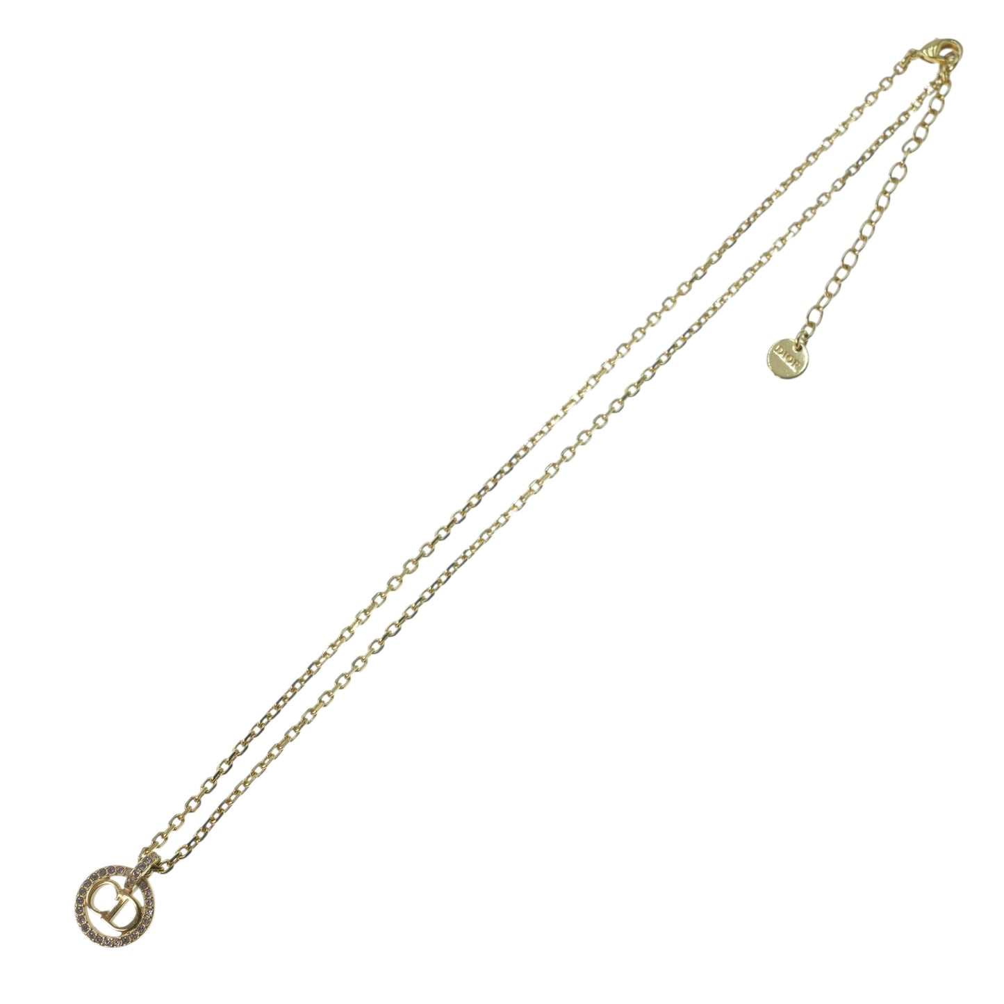 Dior Clair D Lune Necklace Metal Crystal