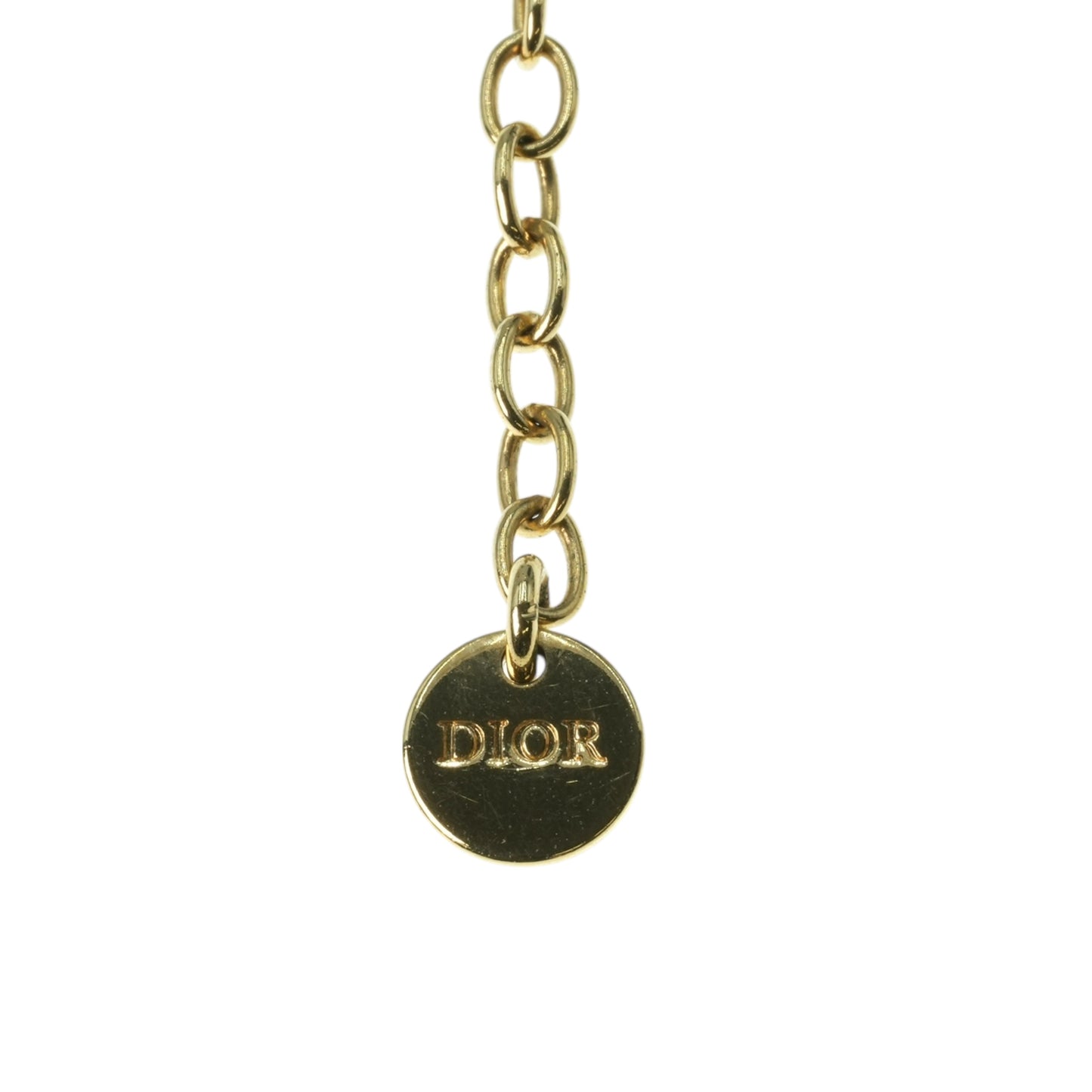 Dior Clair D Lune Necklace Metal Crystal