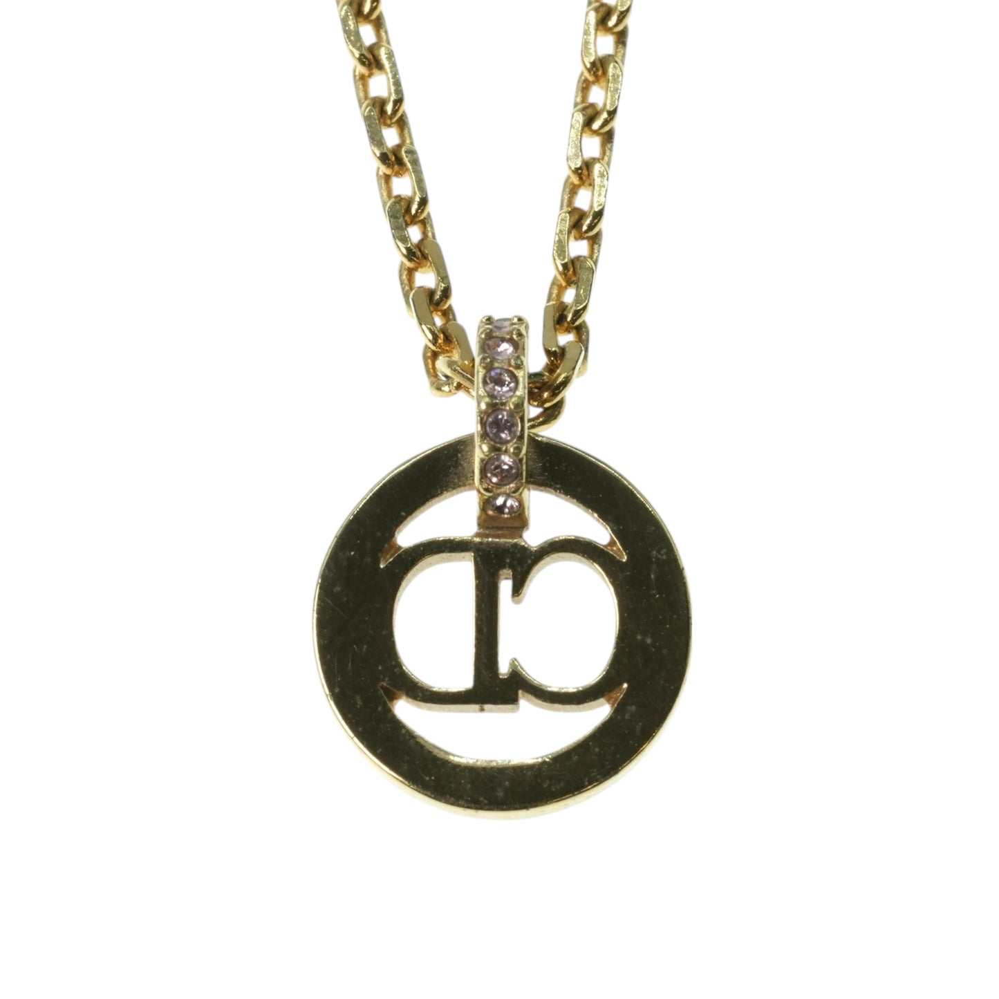 Dior Clair D Lune Necklace Metal Crystal