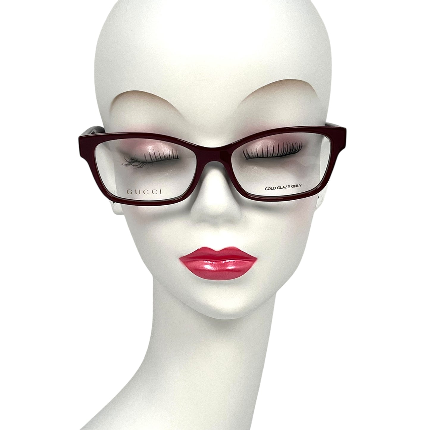 GUCCI Red Frame Eyeglasses Sunglasses