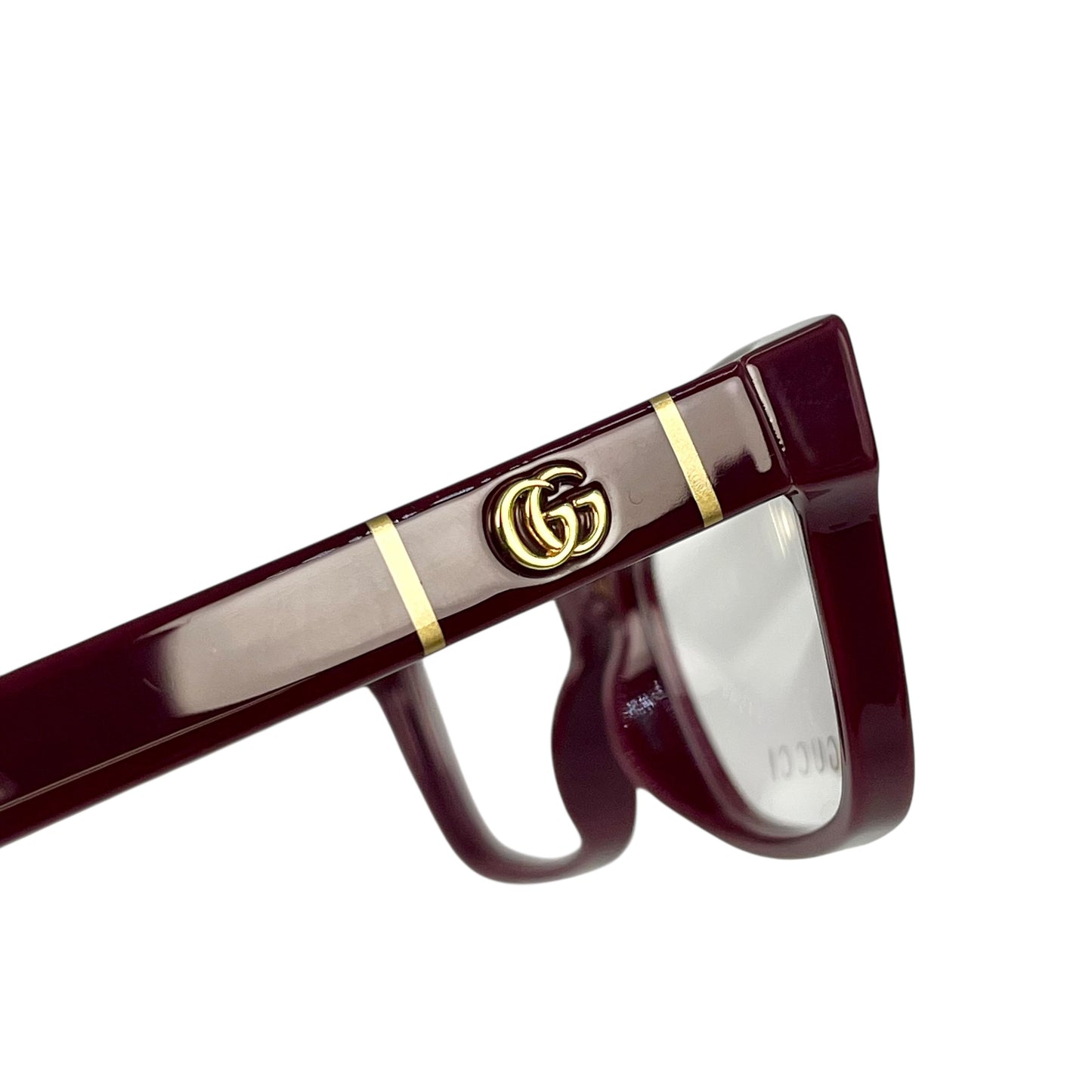 GUCCI Red Frame Eyeglasses Sunglasses