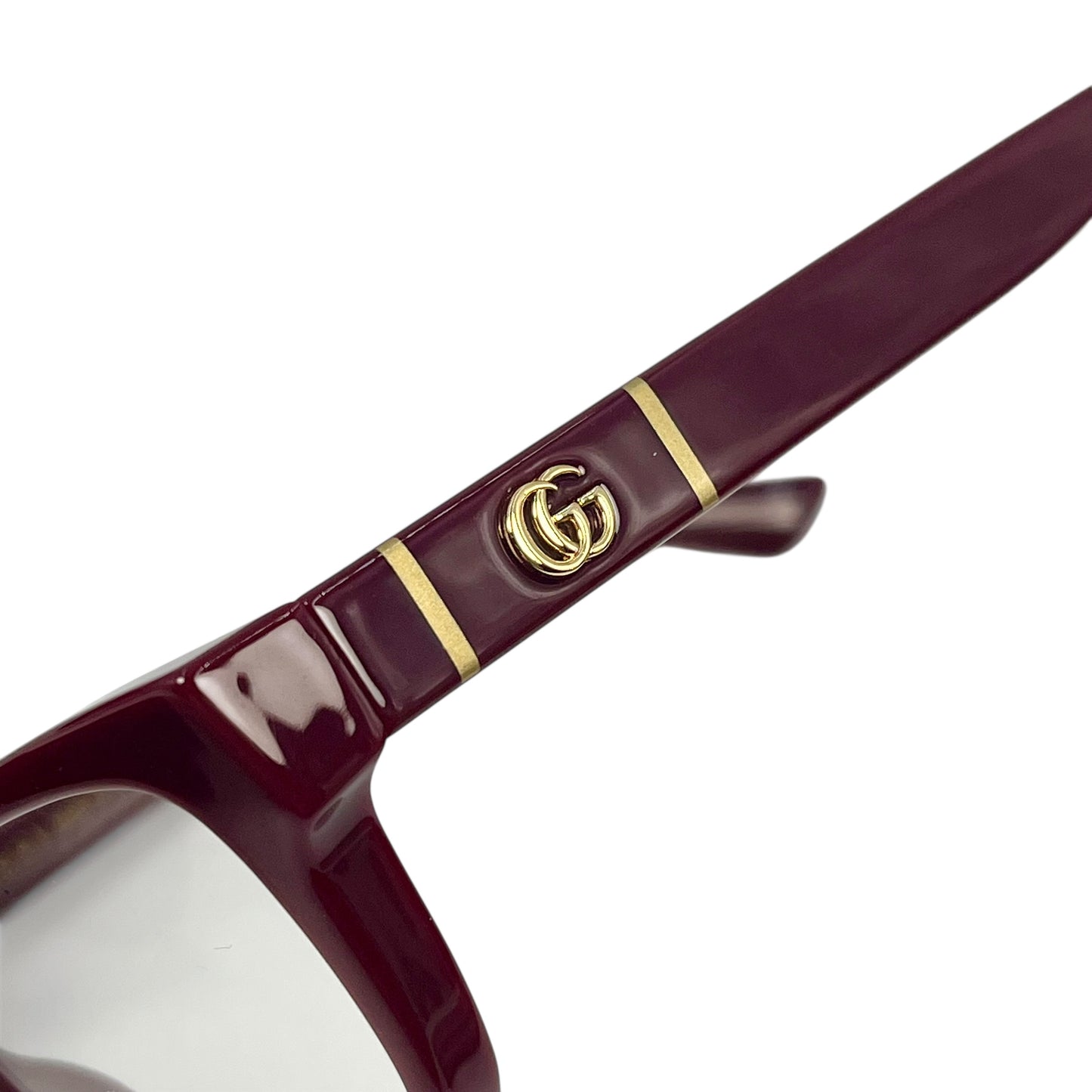 GUCCI Red Frame Eyeglasses Sunglasses
