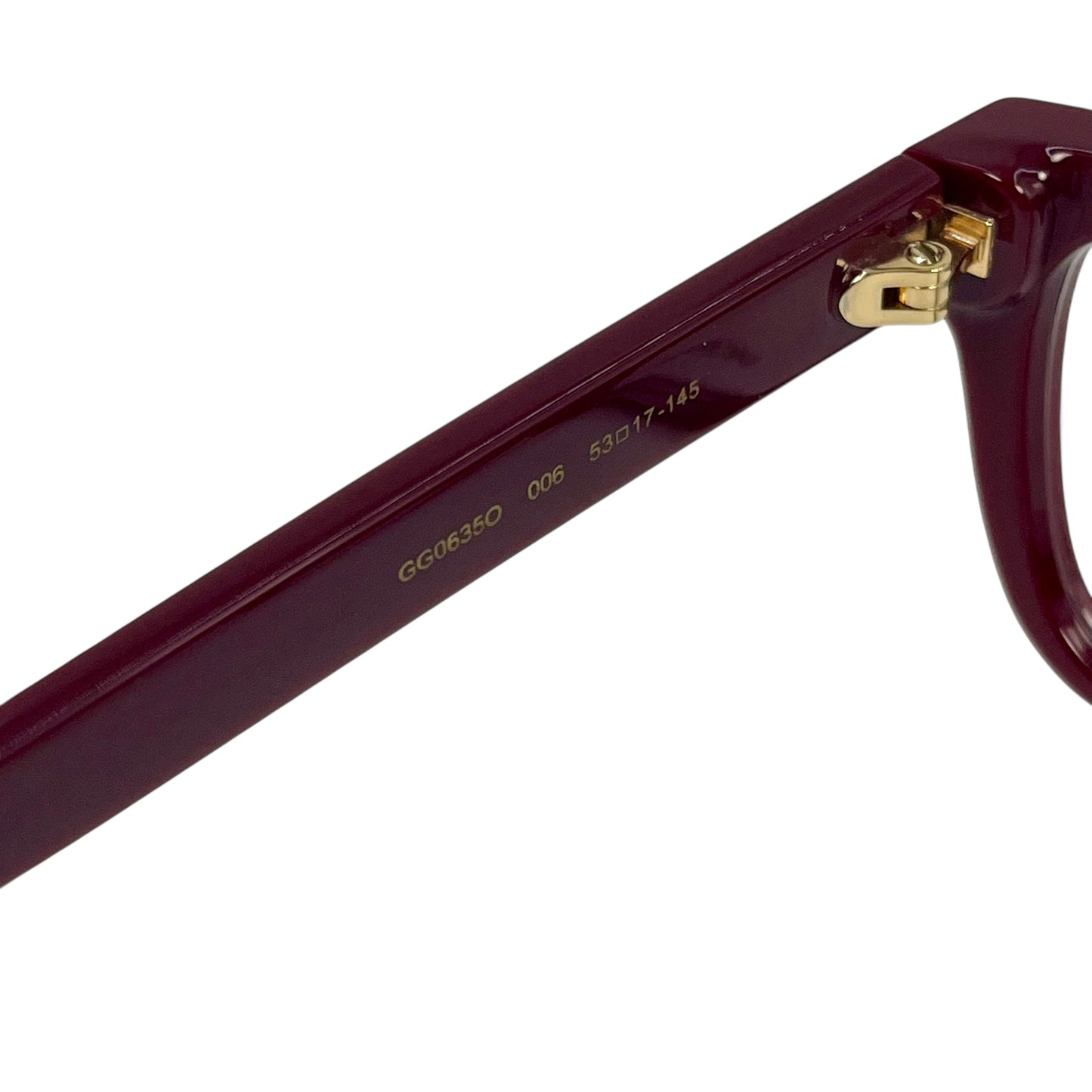 GUCCI Red Frame Eyeglasses Sunglasses