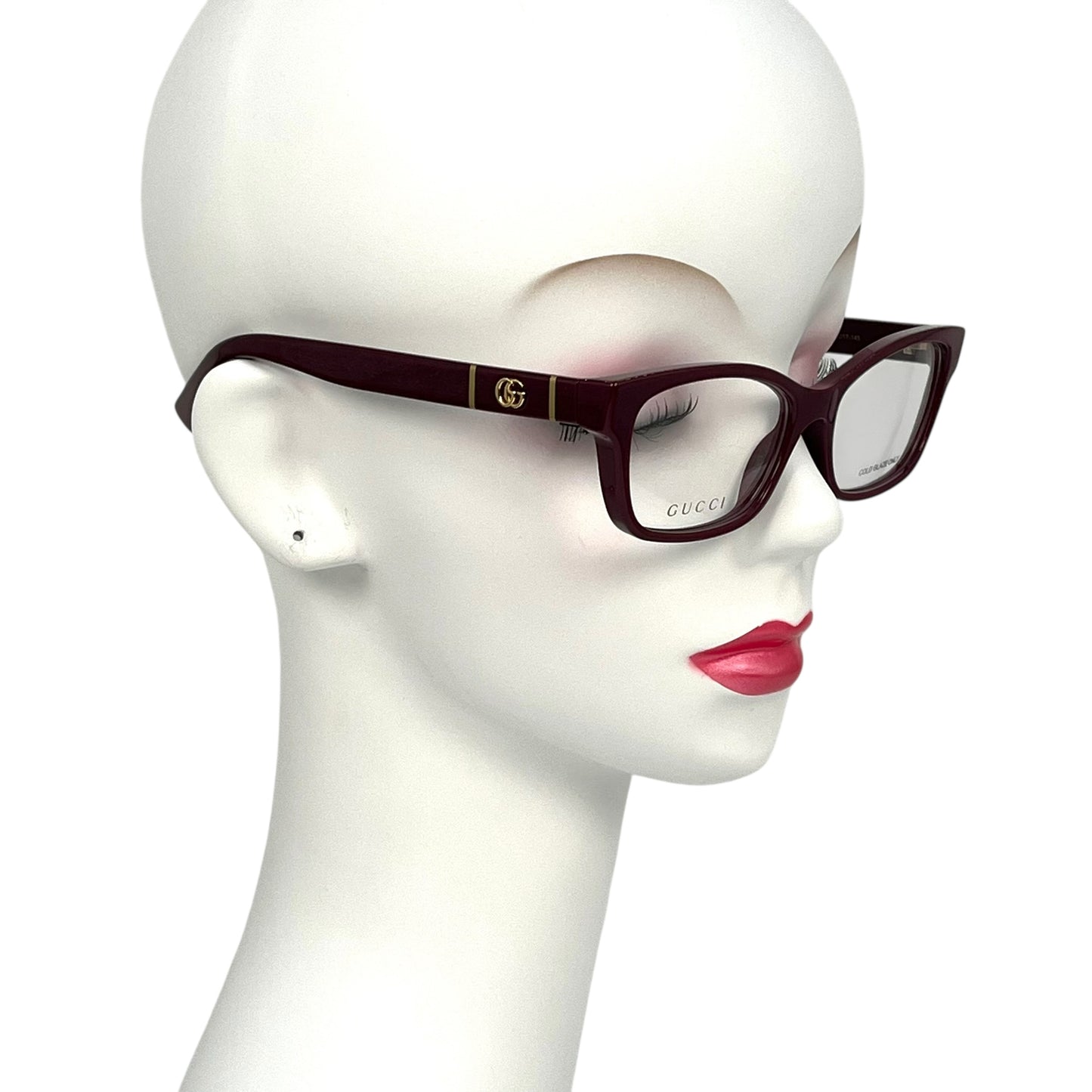 GUCCI Red Frame Eyeglasses Sunglasses