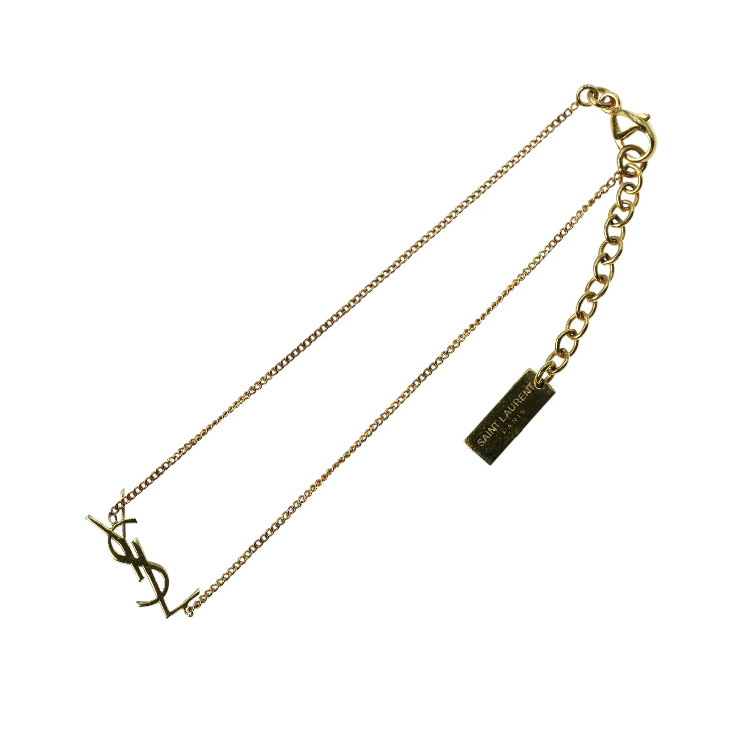 Saint Laurent YSL Logo Bracelet - Gold Plated - 25072