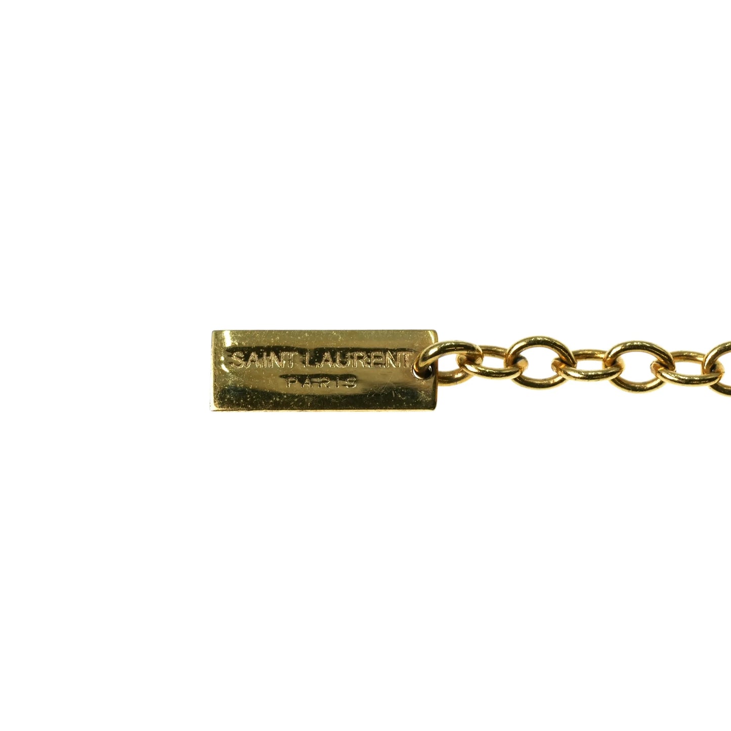 Saint Laurent YSL Logo Bracelet - Gold Plated - 25072