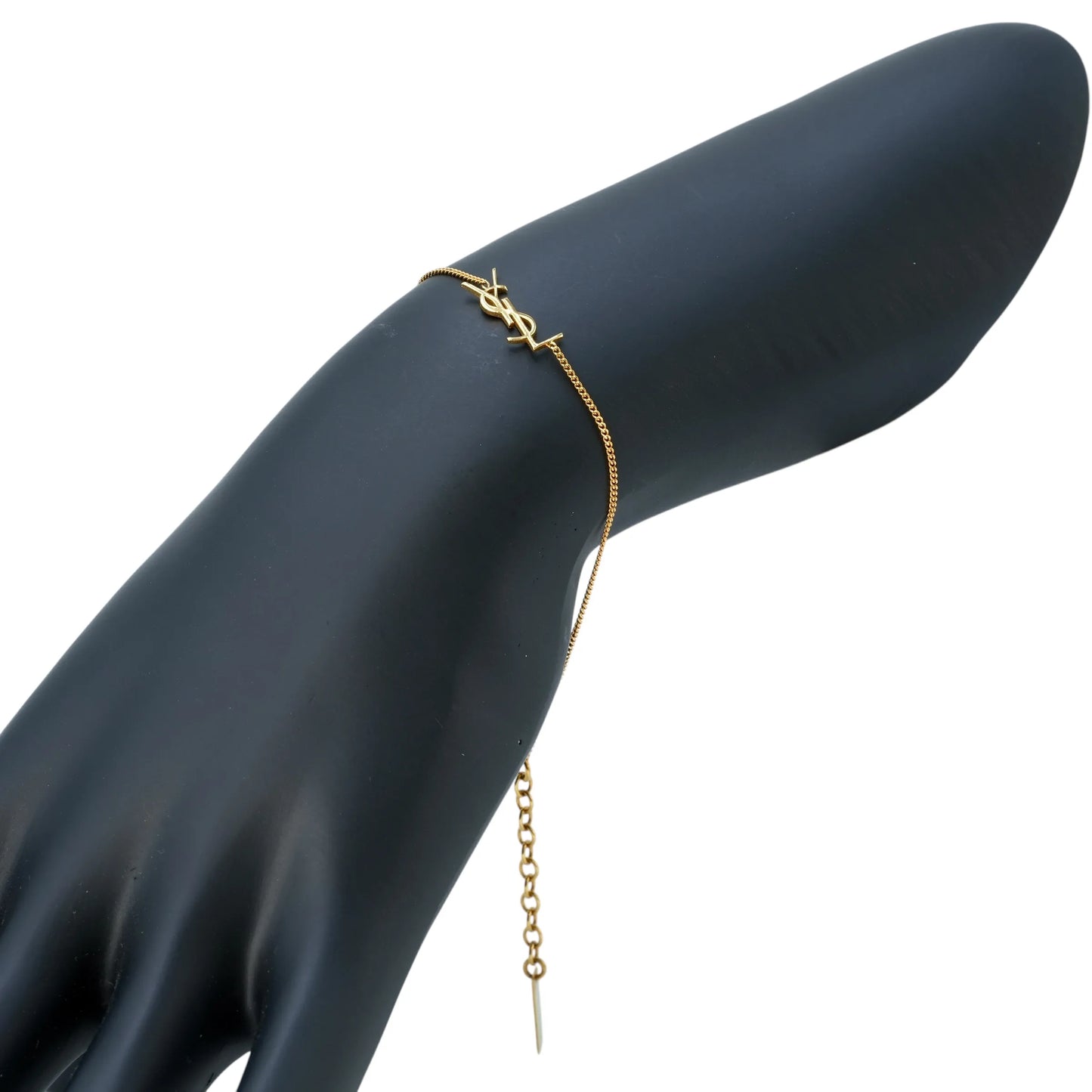 Saint Laurent YSL Logo Bracelet - Gold Plated - 25072