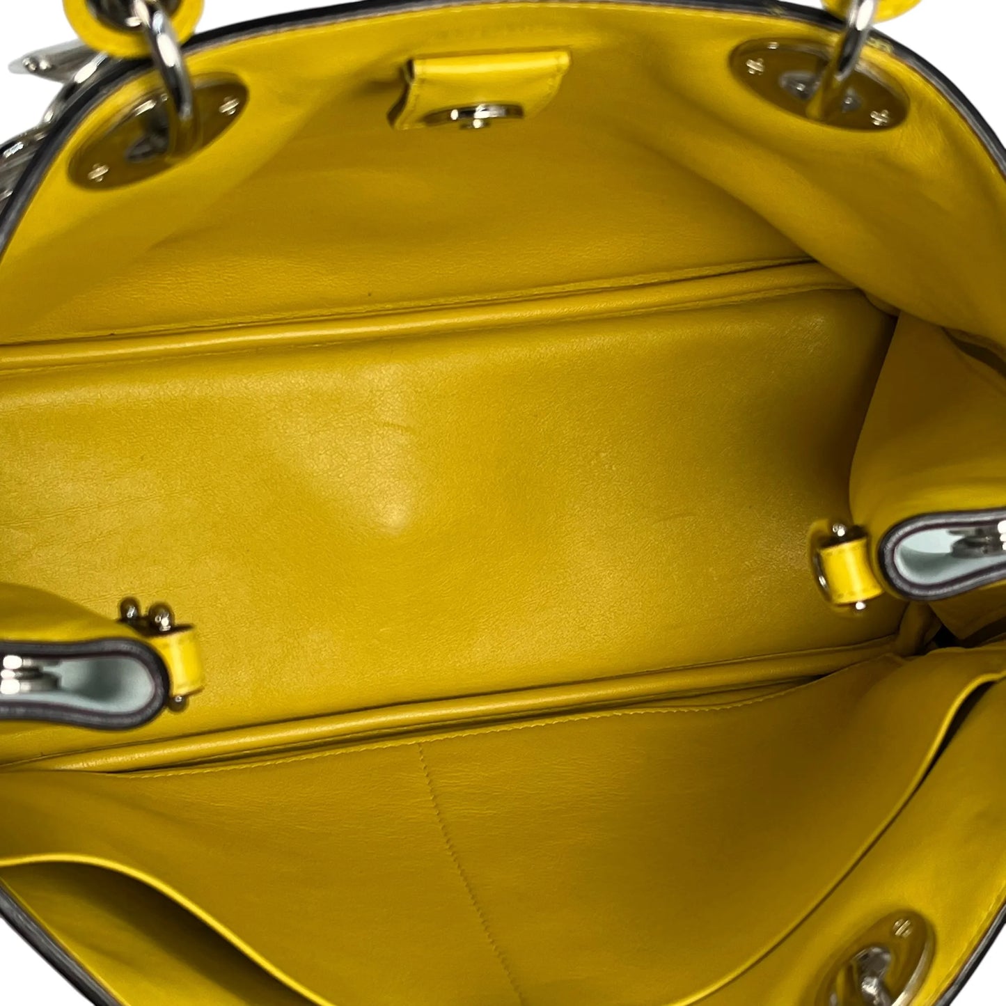 Dior Diorissimo Tote Bag Shoulder Bag - Beige Yellow