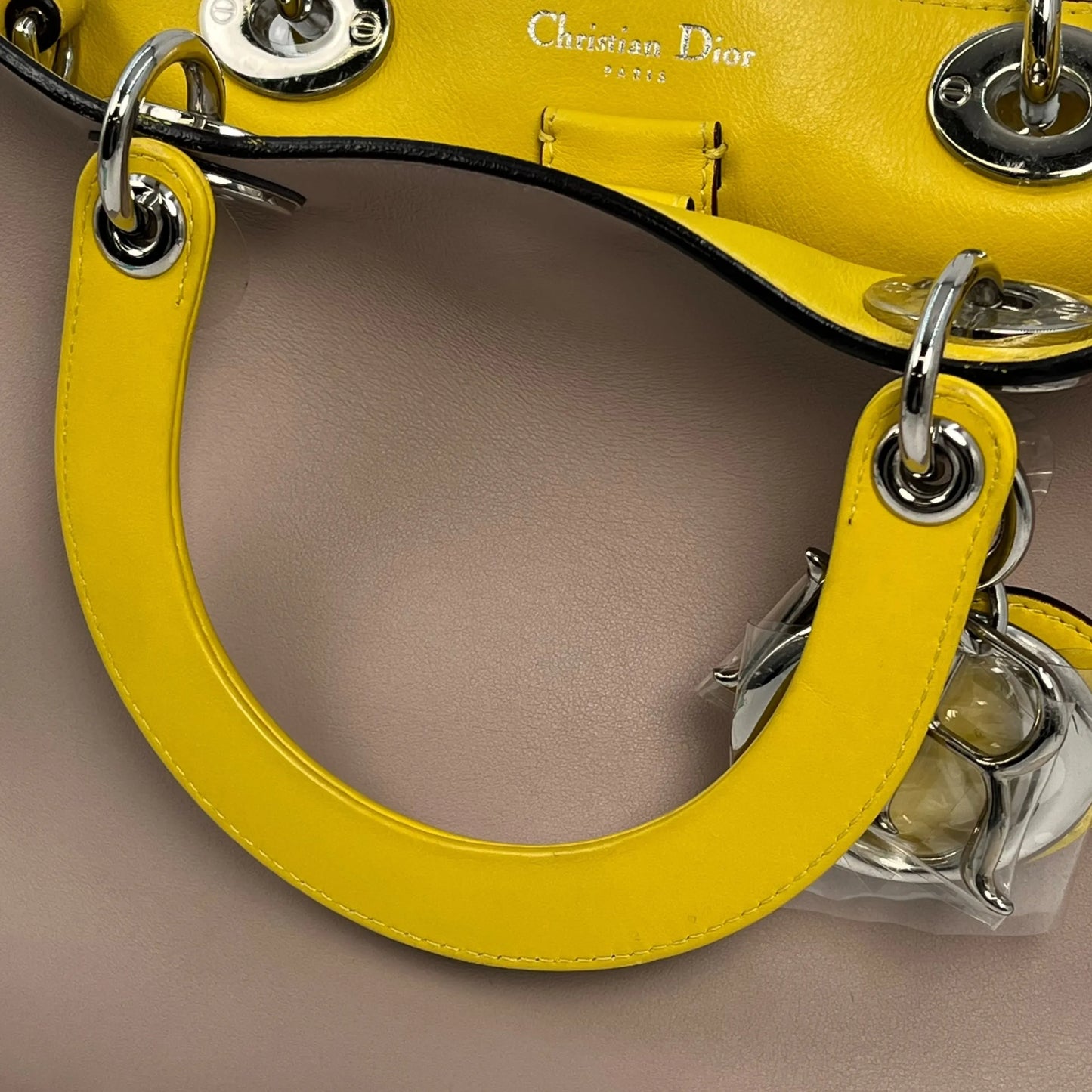 Dior Diorissimo Tote Bag Shoulder Bag - Beige Yellow