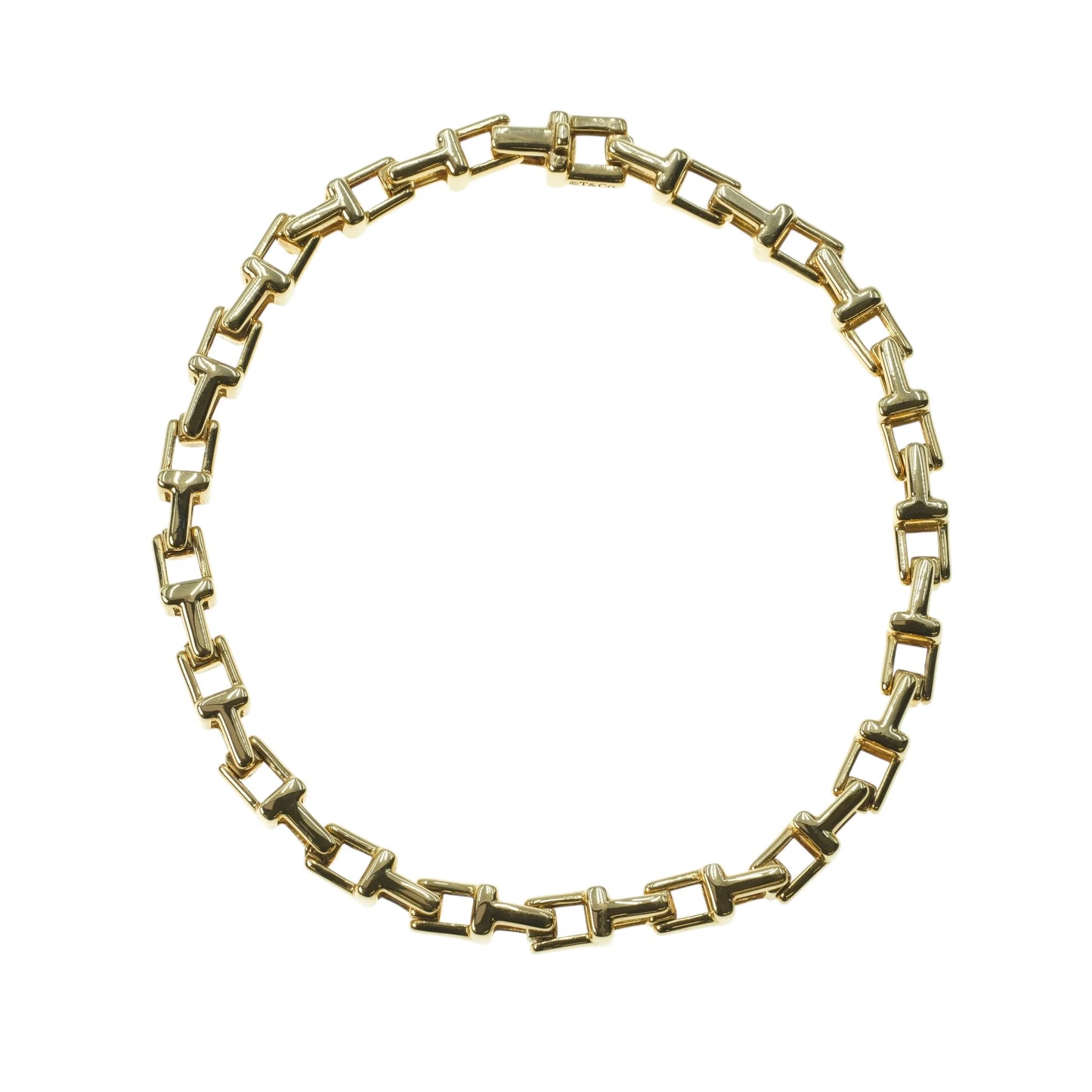 Tiffany T Narrow Bracelet - 18K Yellow Gold