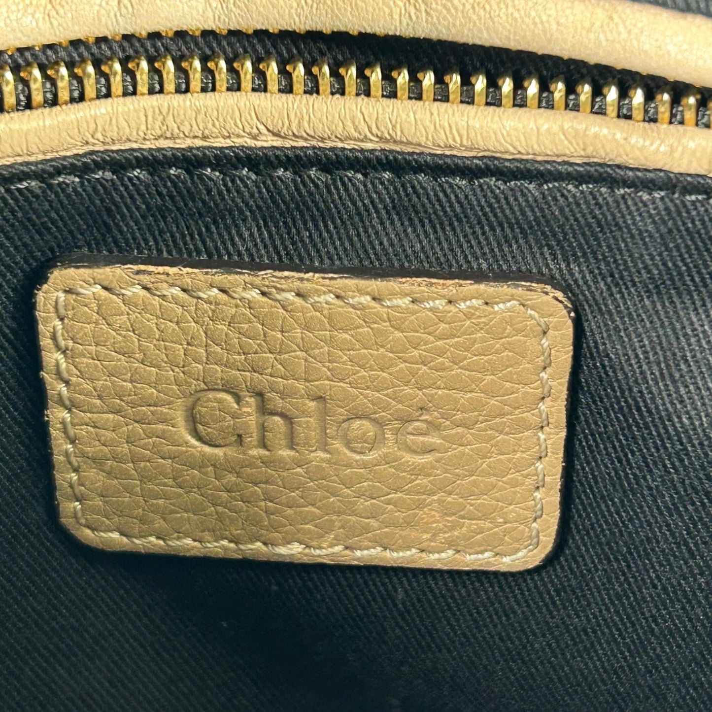 Chloe Paraty Small Hand Bag - Beige