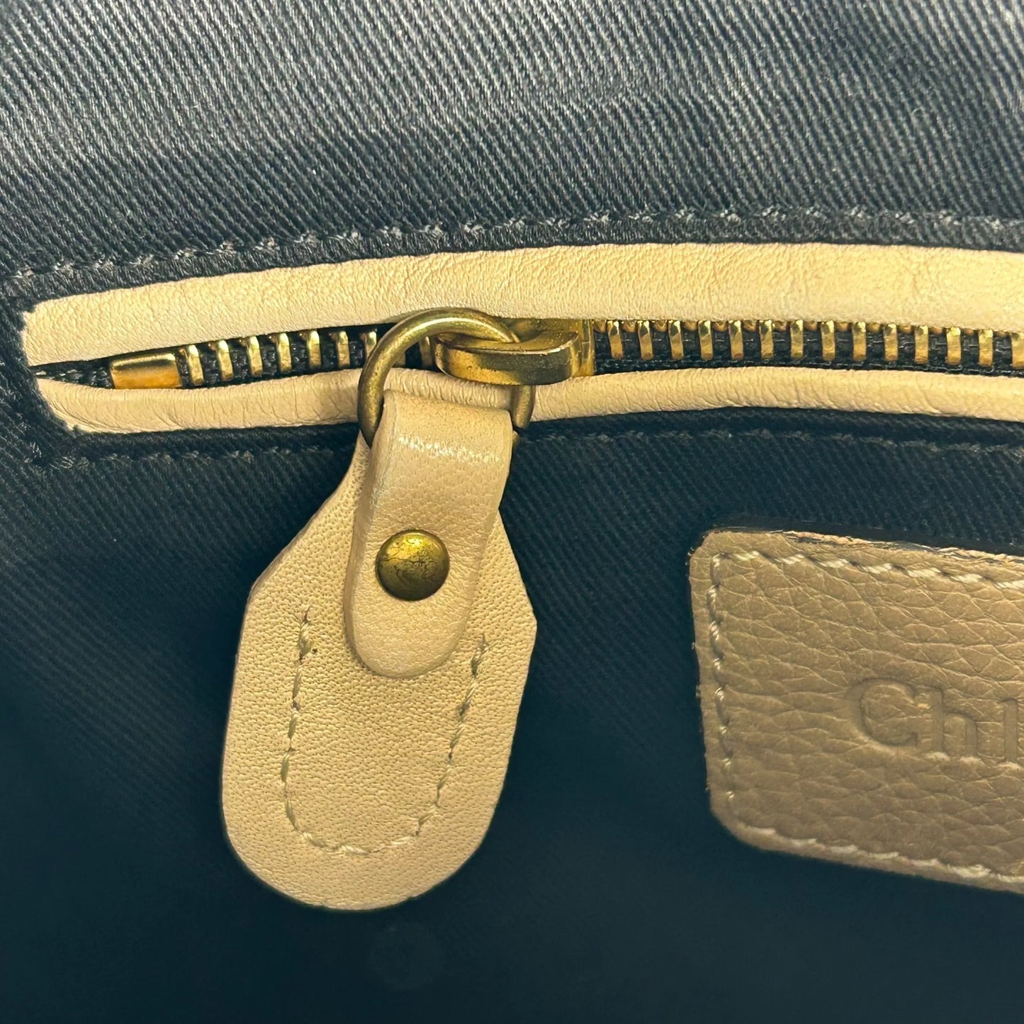 Chloe Paraty Small Hand Bag - Beige