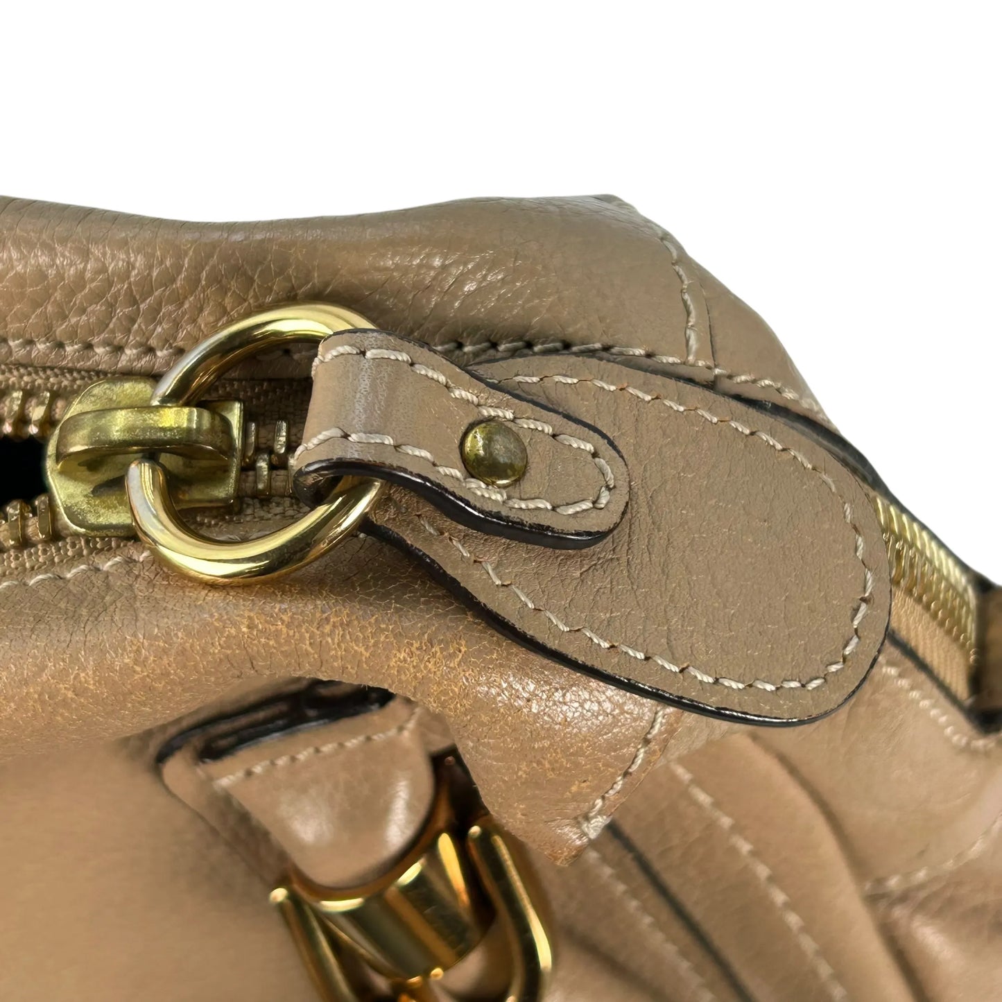 Chloe Paraty Small Hand Bag - Beige