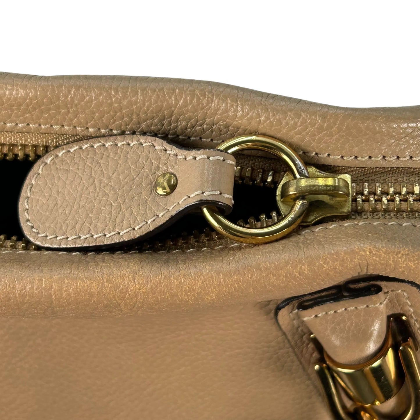 Chloe Paraty Small Hand Bag - Beige