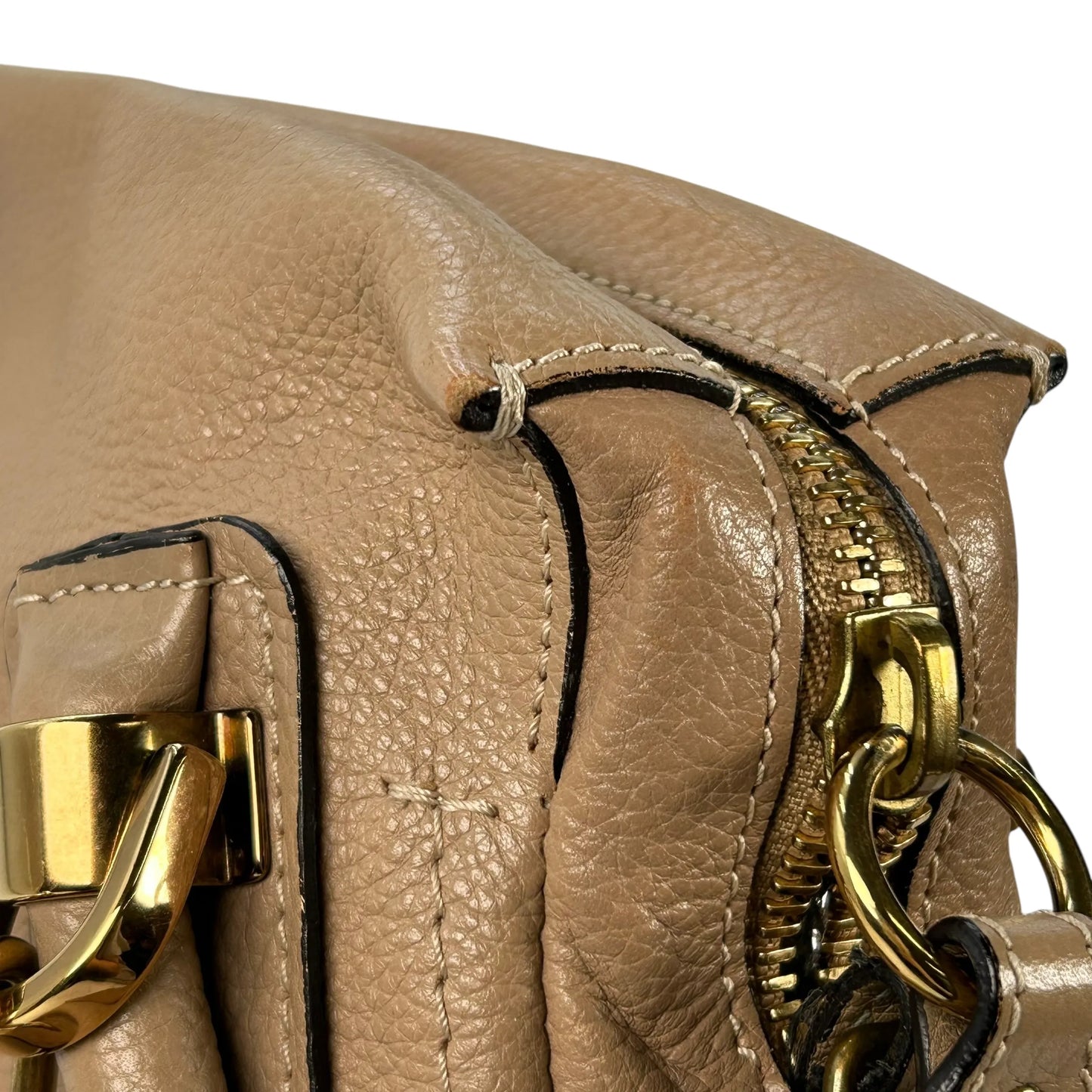 Chloe Paraty Small Hand Bag - Beige