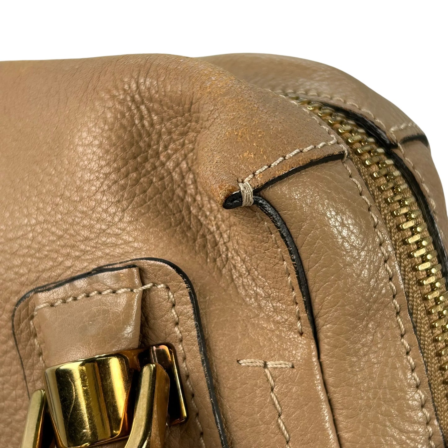 Chloe Paraty Small Hand Bag - Beige