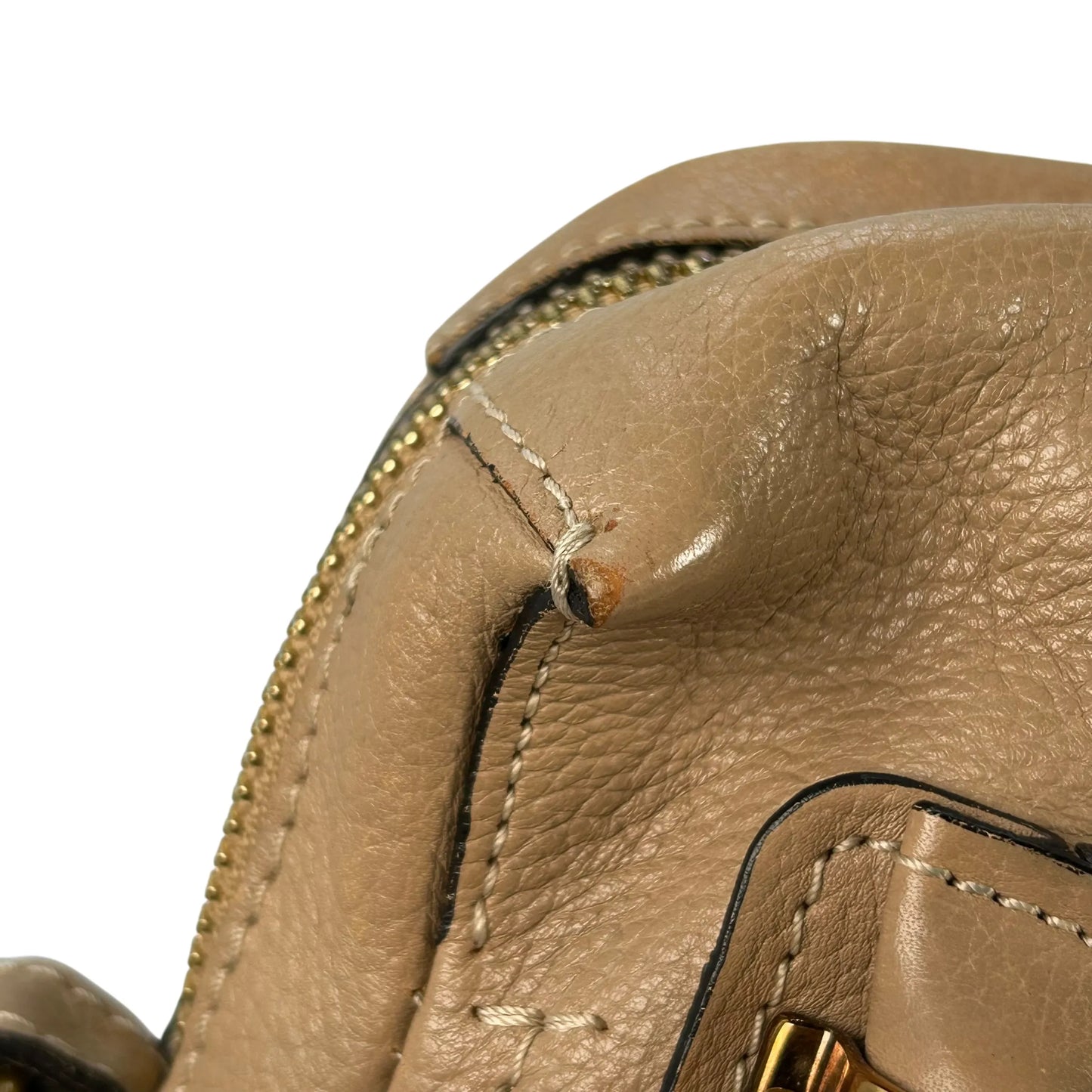 Chloe Paraty Small Hand Bag - Beige