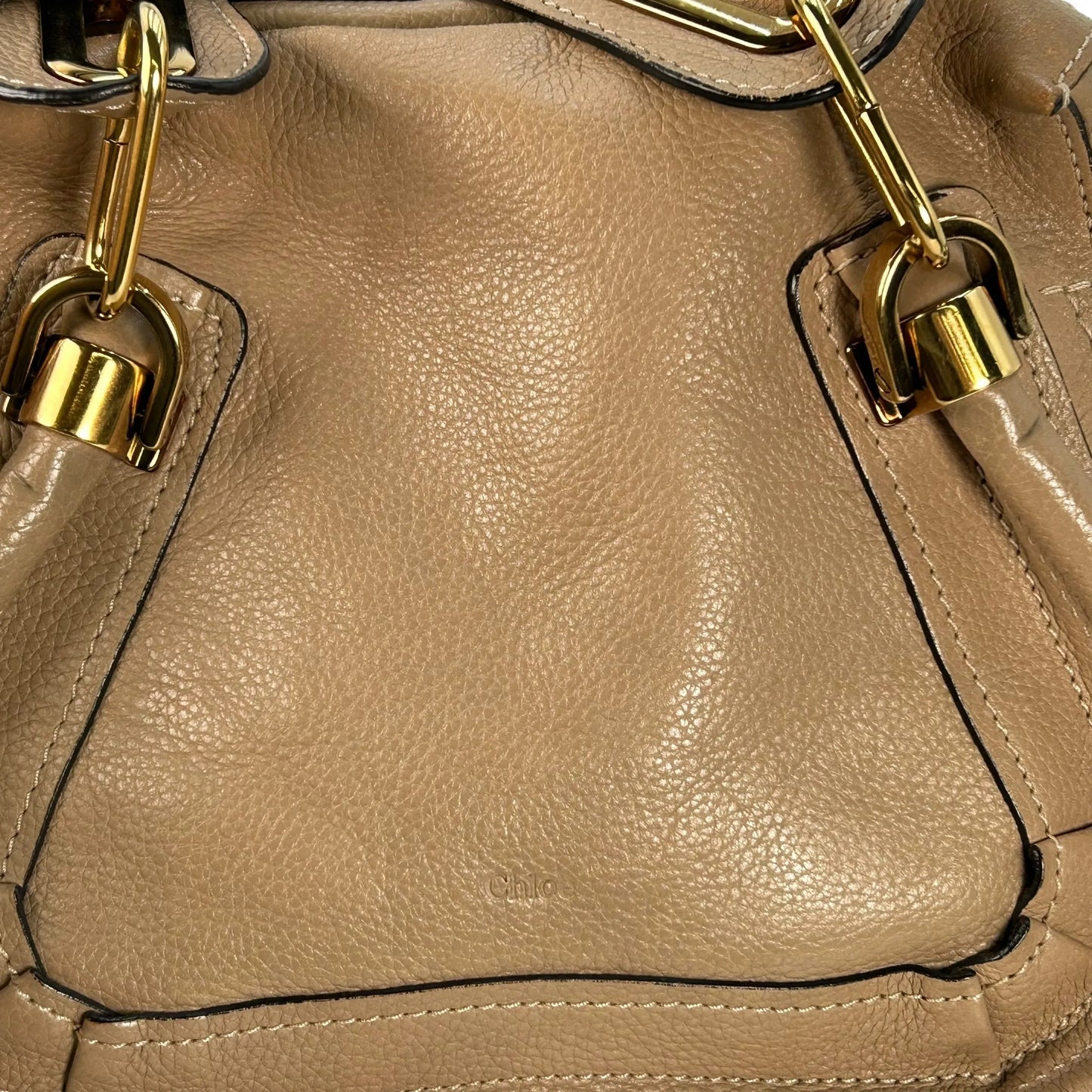 Chloe Paraty Small Hand Bag - Beige