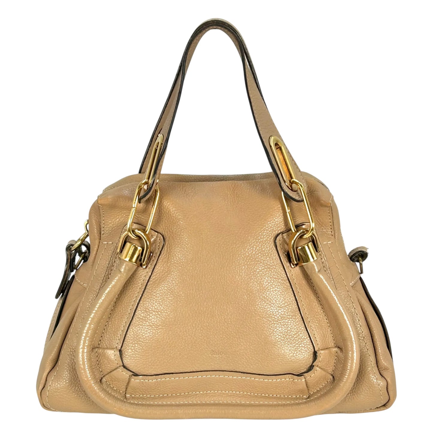 Chloe Paraty Small Hand Bag - Beige
