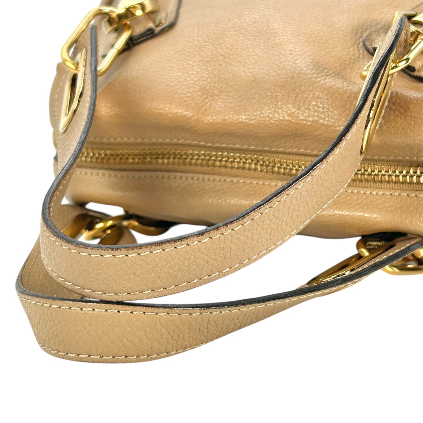 Chloe Paraty Small Hand Bag - Beige