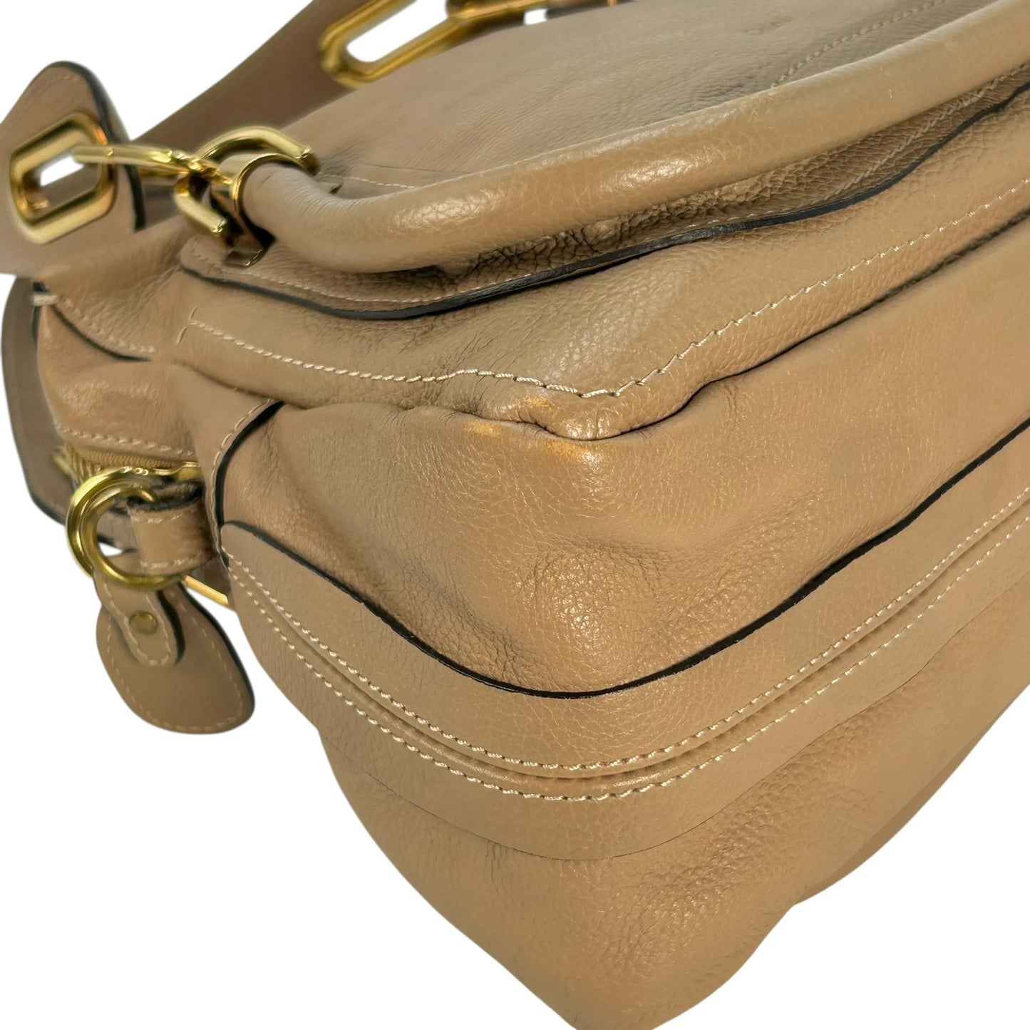 Chloe Paraty Small Hand Bag - Beige