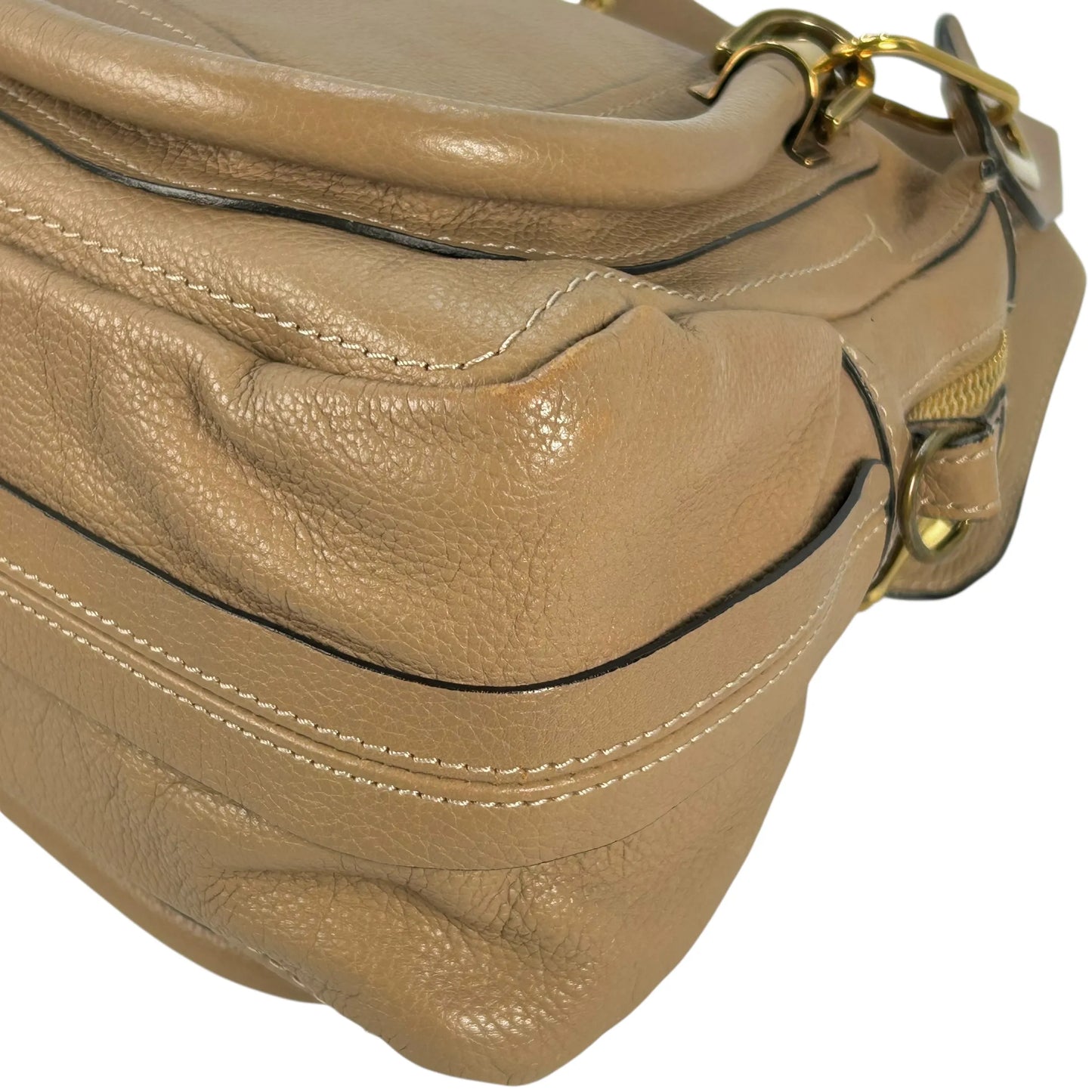 Chloe Paraty Small Hand Bag - Beige
