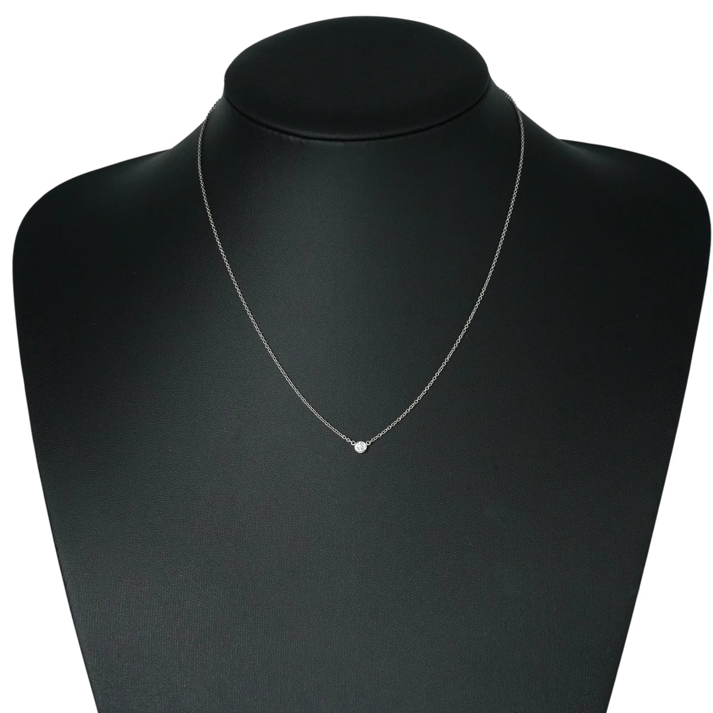 Tiffany & Co By The Yard Diamond Necklace Pt950