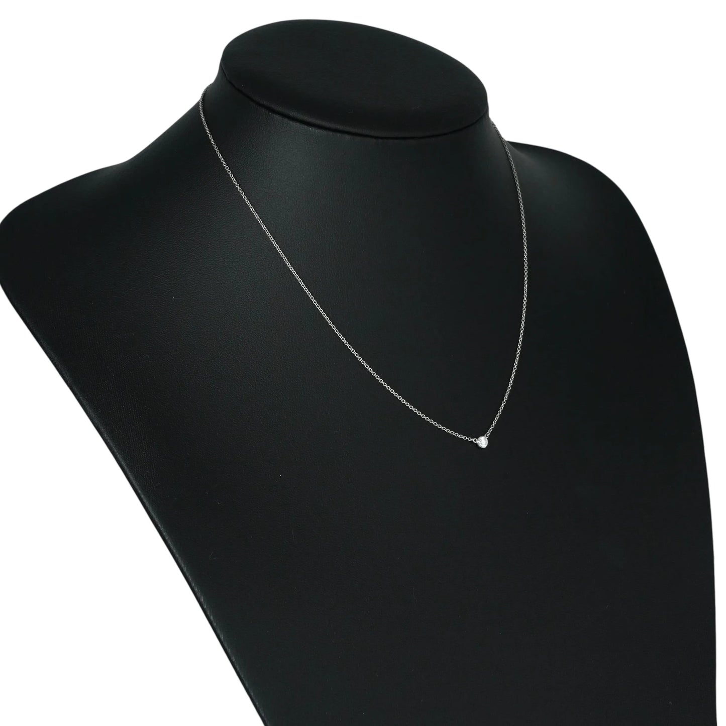 Tiffany & Co By The Yard Diamond Necklace Pt950