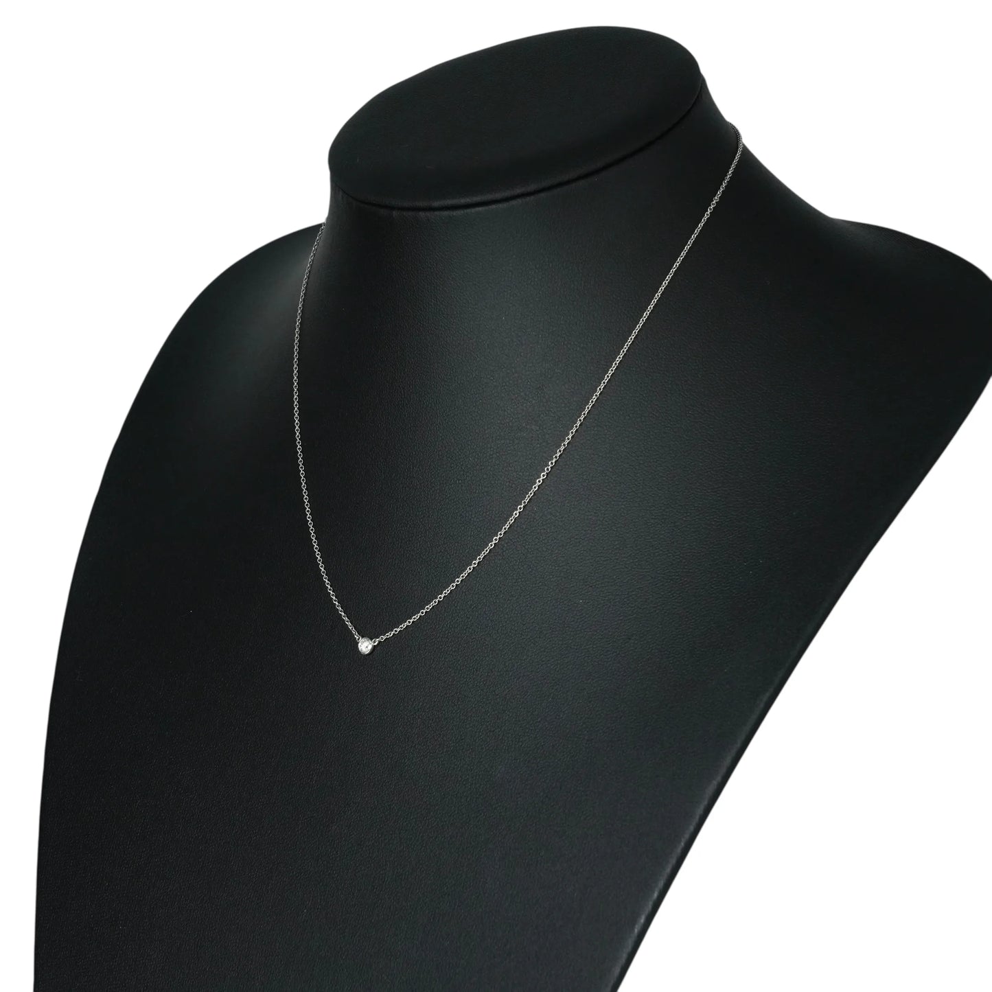 Tiffany & Co By The Yard Diamond Necklace Pt950