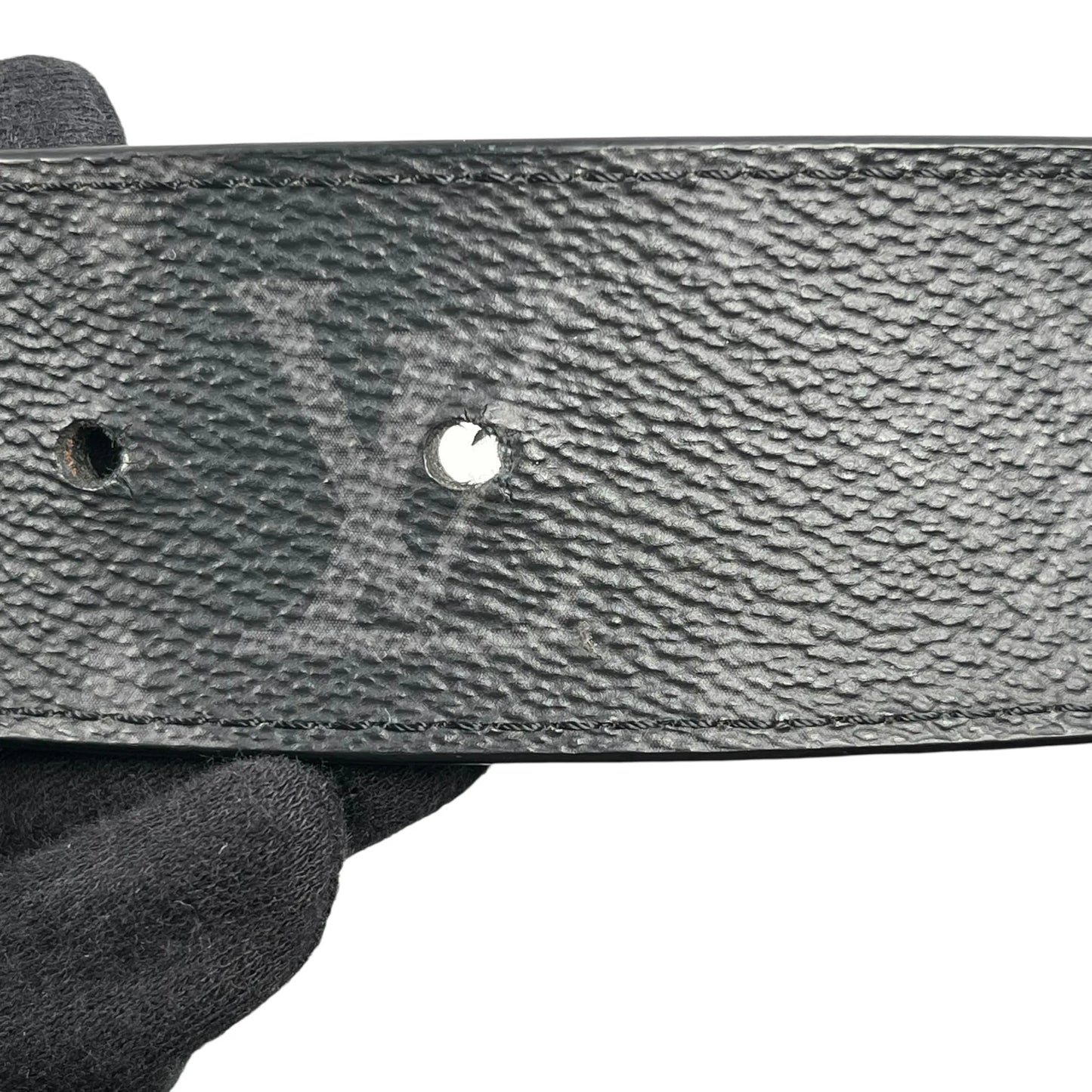 Louis Vuitton Monogram Eclipse Belt - Black - 29069