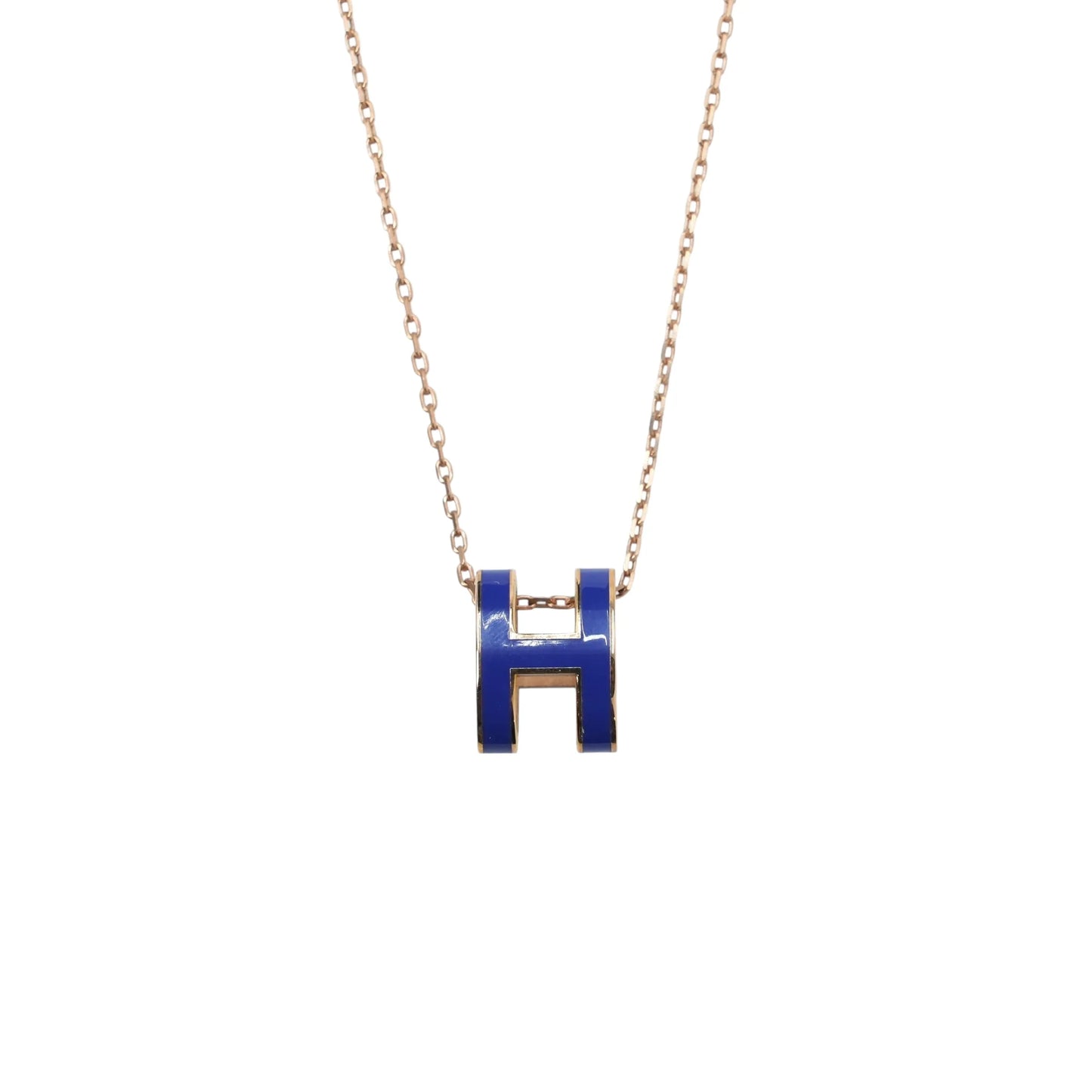Hermès Pop H Pendant Necklace - Blue