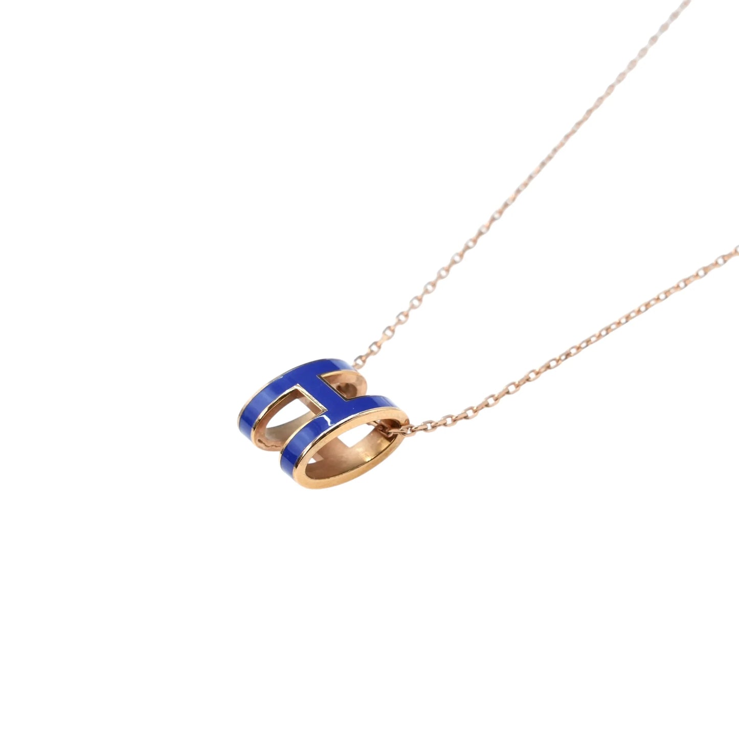 Hermès Pop H Pendant Necklace - Blue