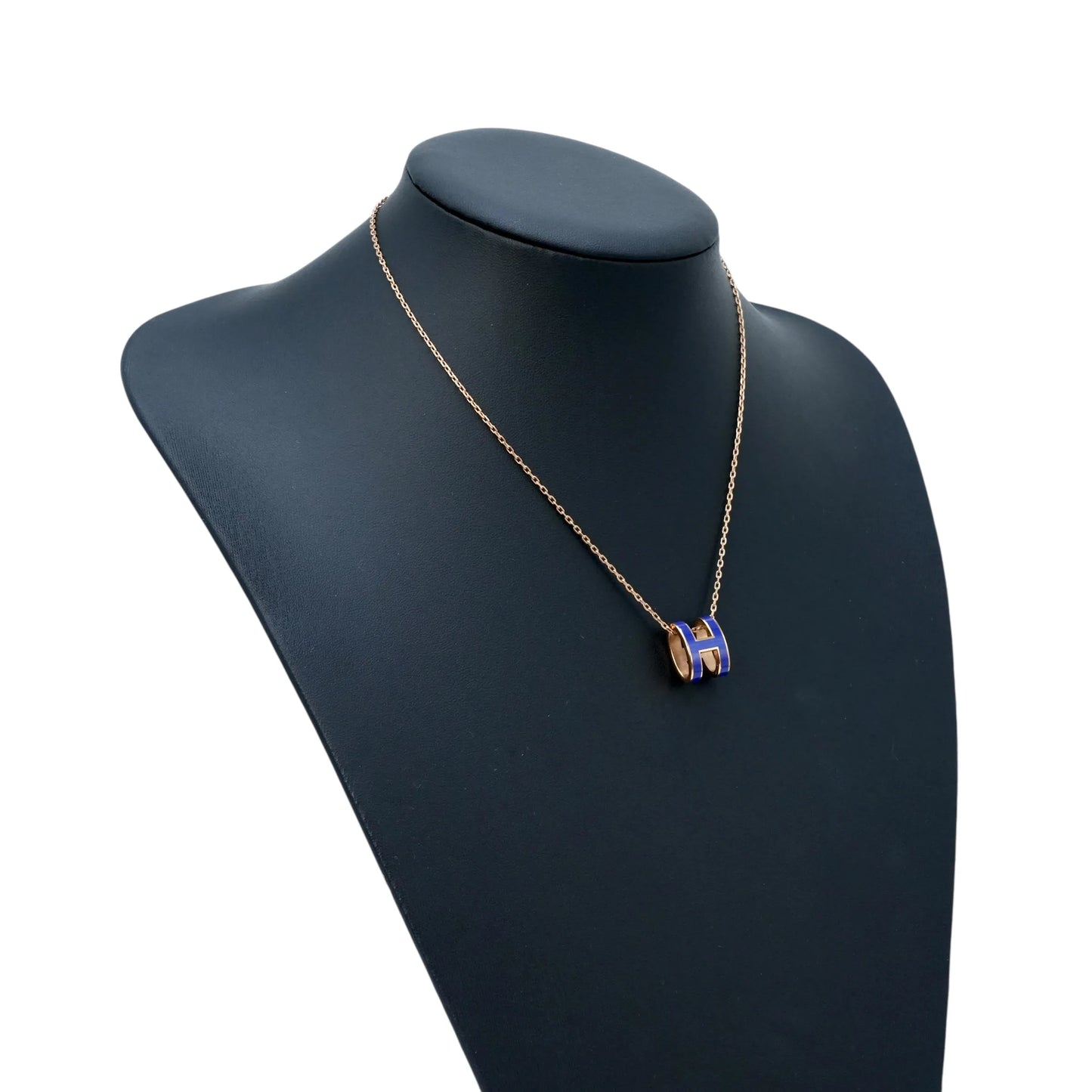 Hermès Pop H Pendant Necklace - Blue