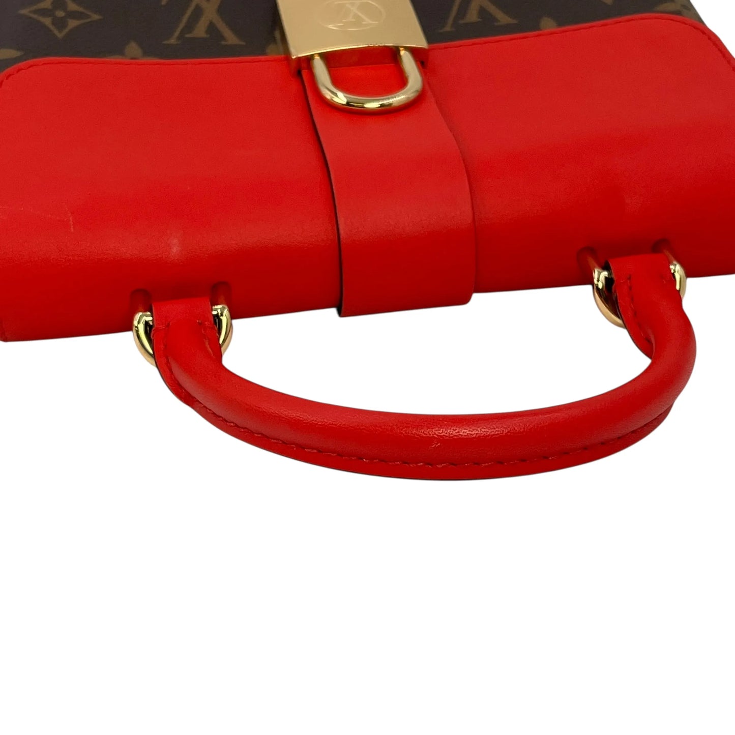 Louis Vuitton Monogram Locky BB Hand Bag Shoulder Bag - Red