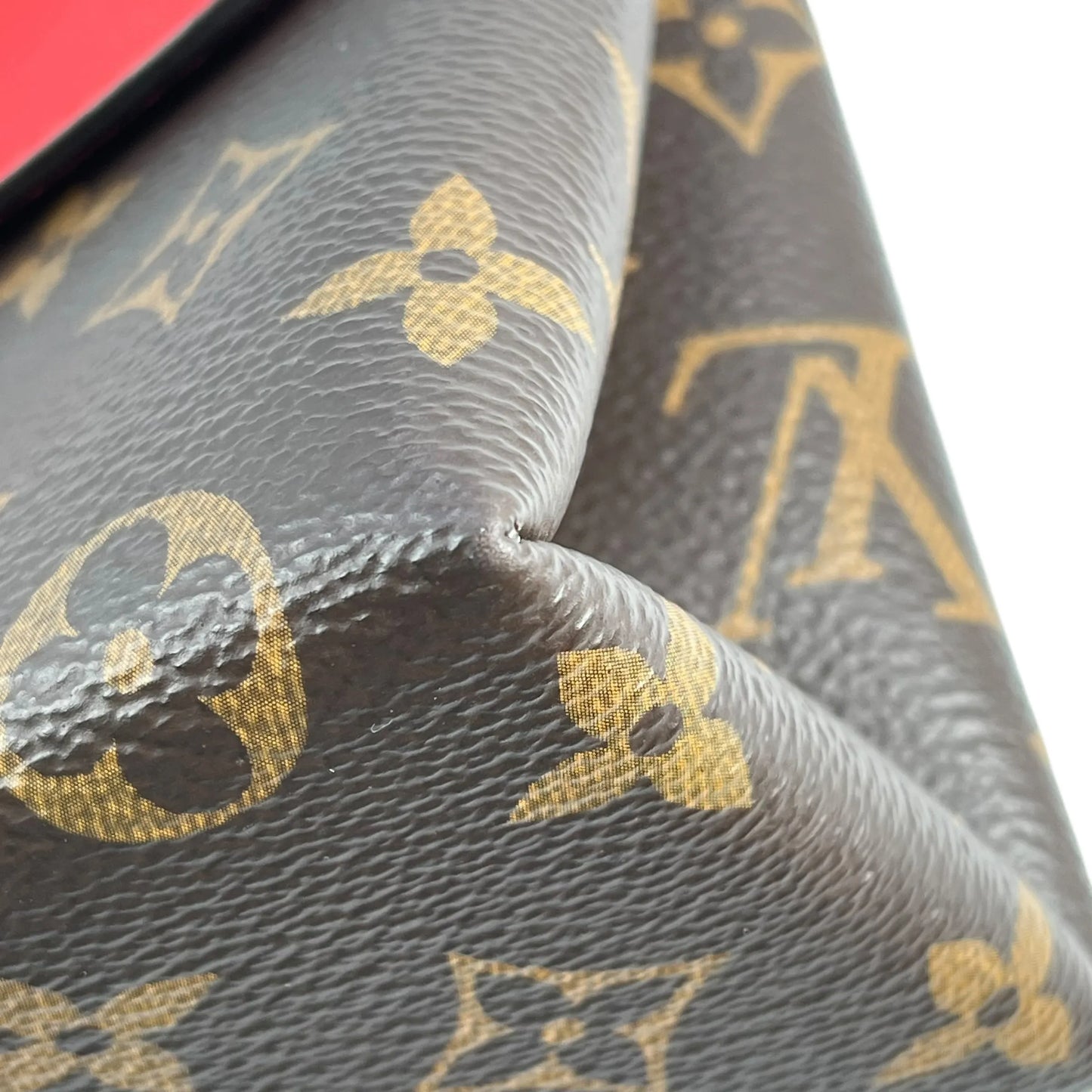 Louis Vuitton Monogram Locky BB Hand Bag Shoulder Bag - Red