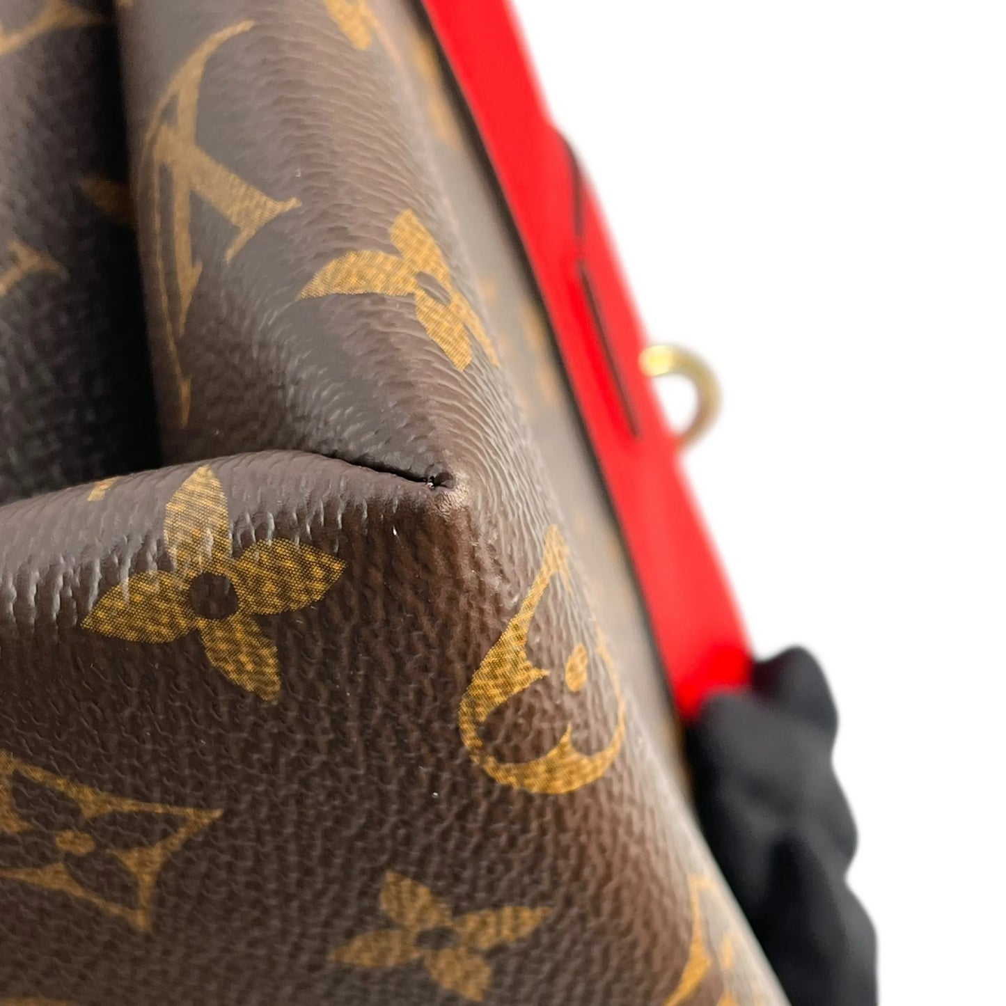 Louis Vuitton Monogram Locky BB Hand Bag Shoulder Bag - Red