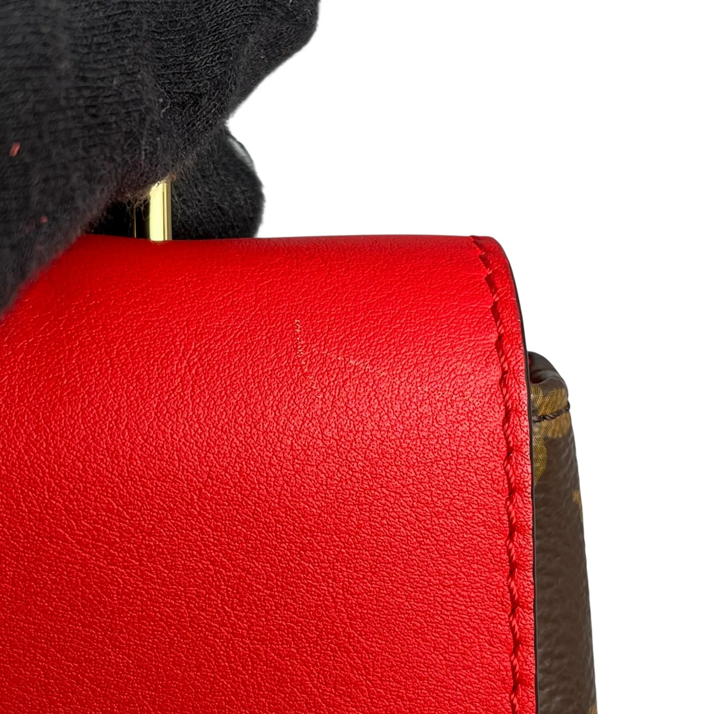 Louis Vuitton Monogram Locky BB Hand Bag Shoulder Bag - Red