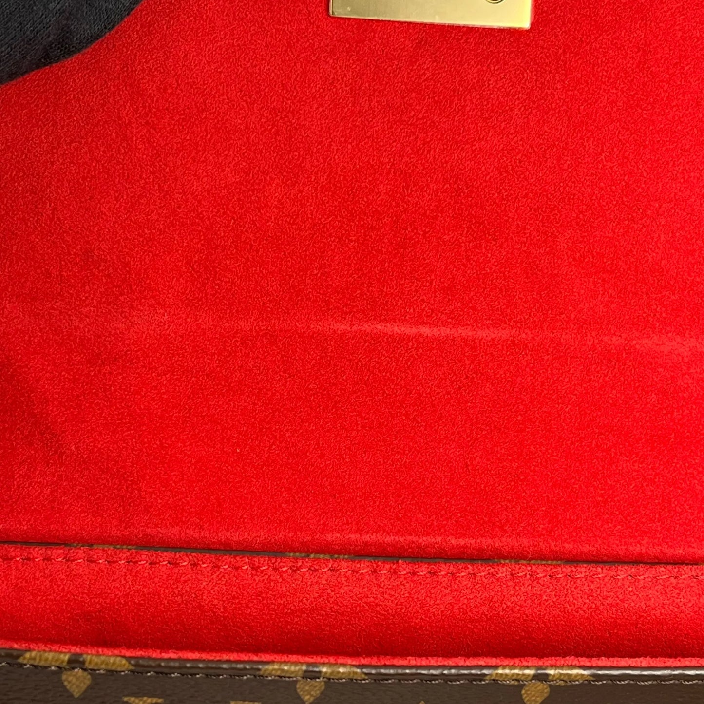 Louis Vuitton Monogram Locky BB Hand Bag Shoulder Bag - Red