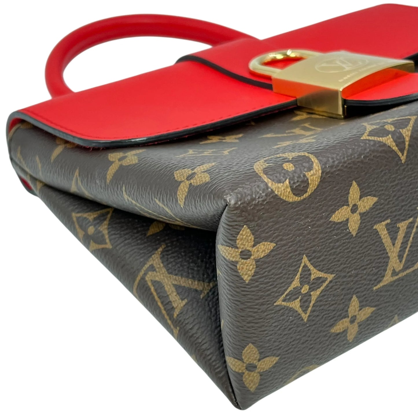 Louis Vuitton Monogram Locky BB Hand Bag Shoulder Bag - Red