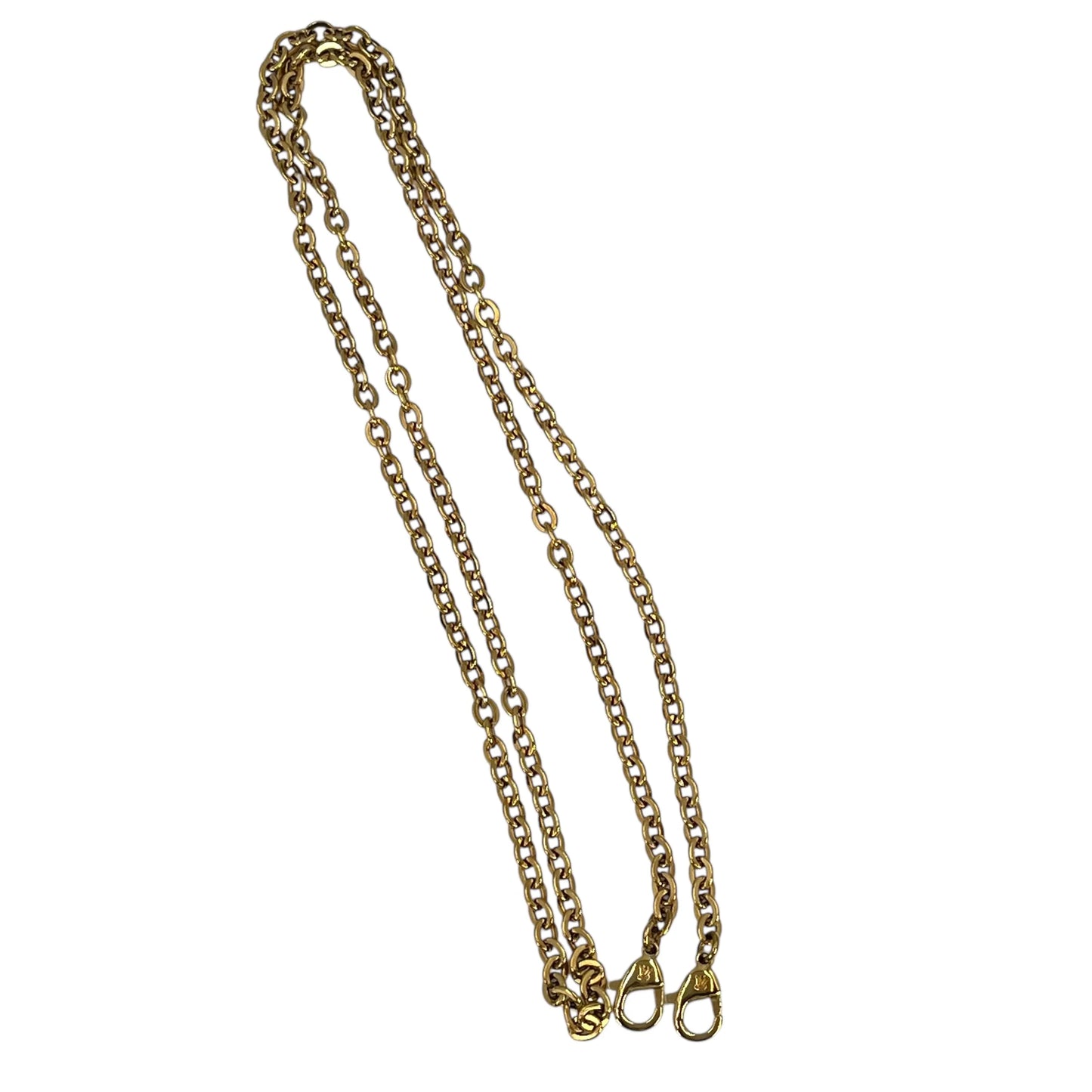 Louis Vuitton Pochette Double Zip Monogram Empreinte Shoulder Bag Chain Shoulder Wallet - Beige Cream