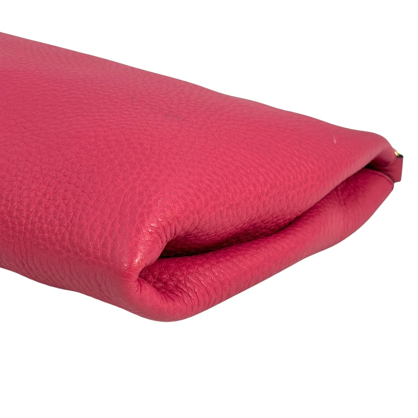 PRADA Vitello Daino Leather Shoulder Bag - Pink