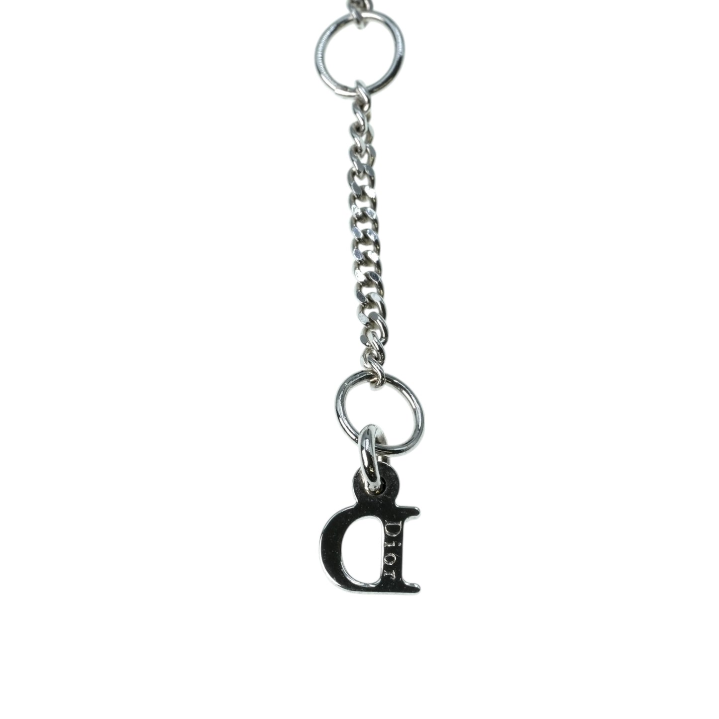 Dior Rhinestone Hearts Playing Card Necklace